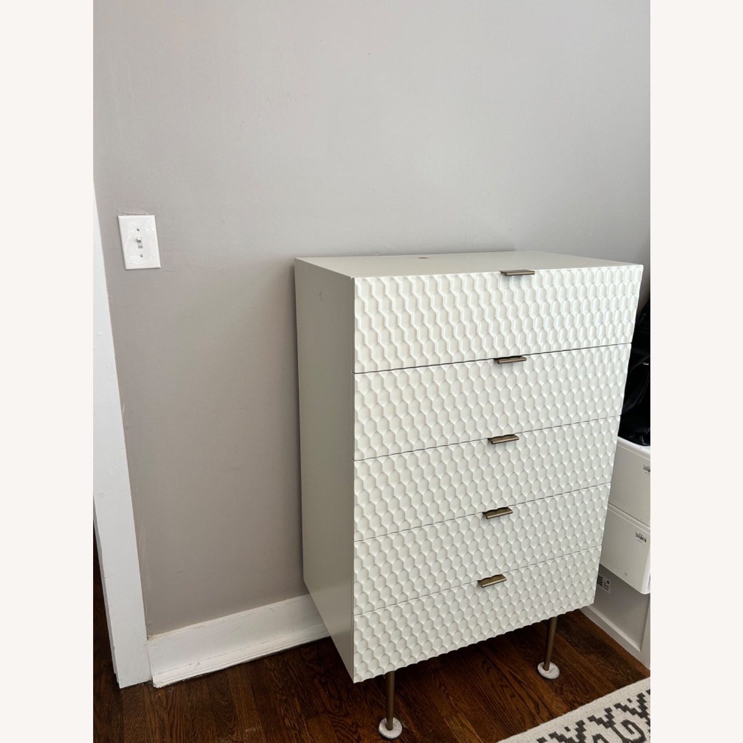 West Elm Audrey Storage 5 Drawer Dresser - image-3