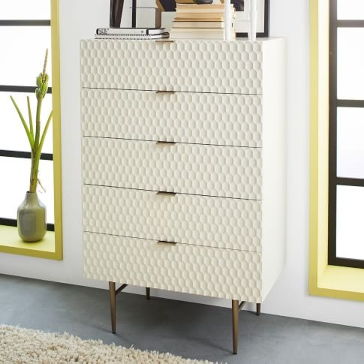 West Elm Audrey Storage 5 Drawer Dresser - image-8