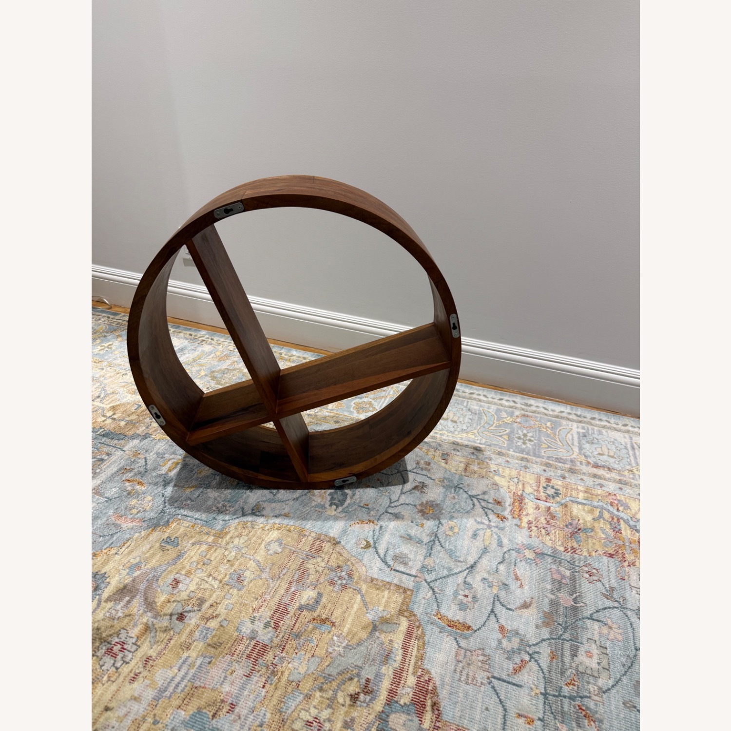 West Elm Round Mid-Century Modern Wall Shelf - image-3