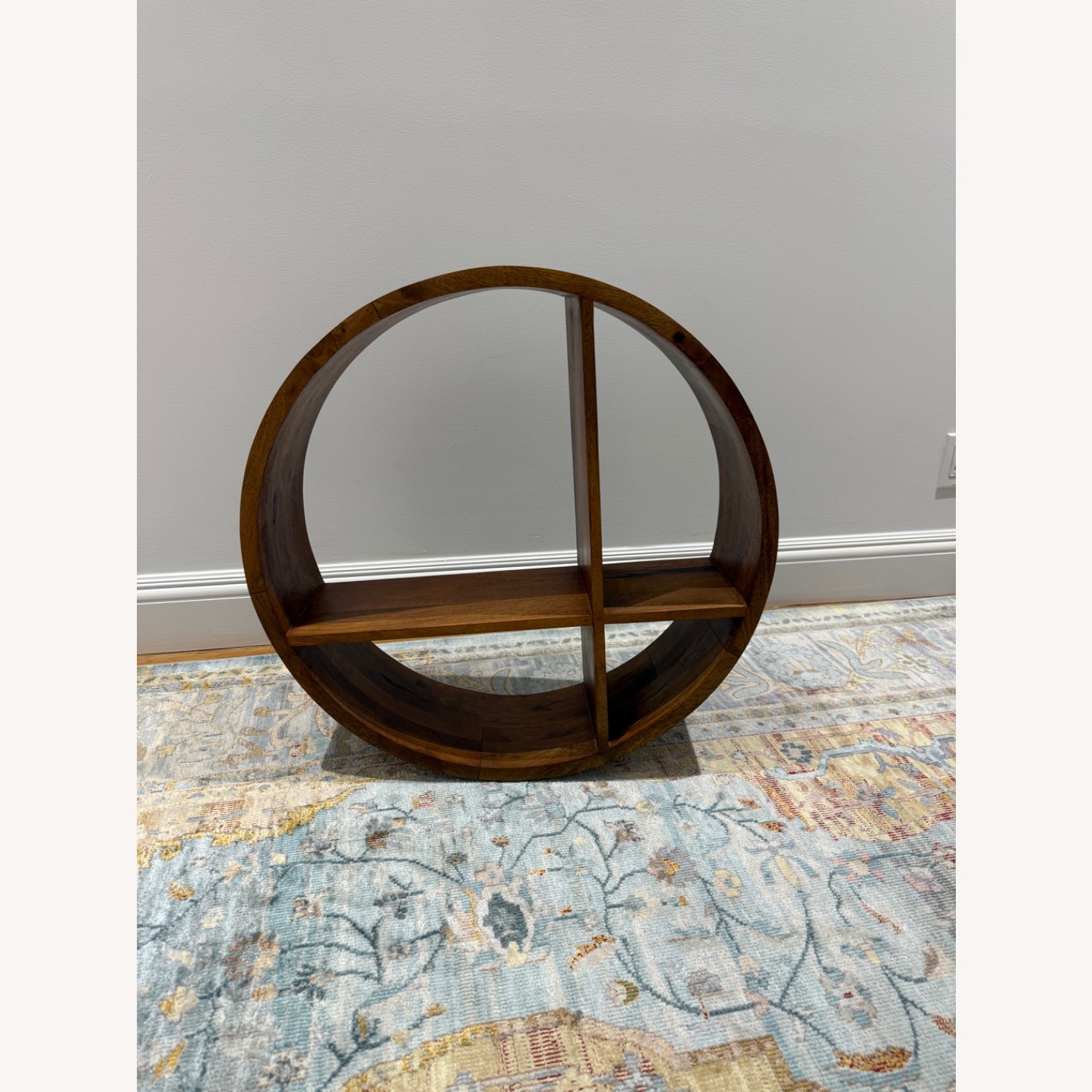 West Elm Round Mid-Century Modern Wall Shelf - image-1