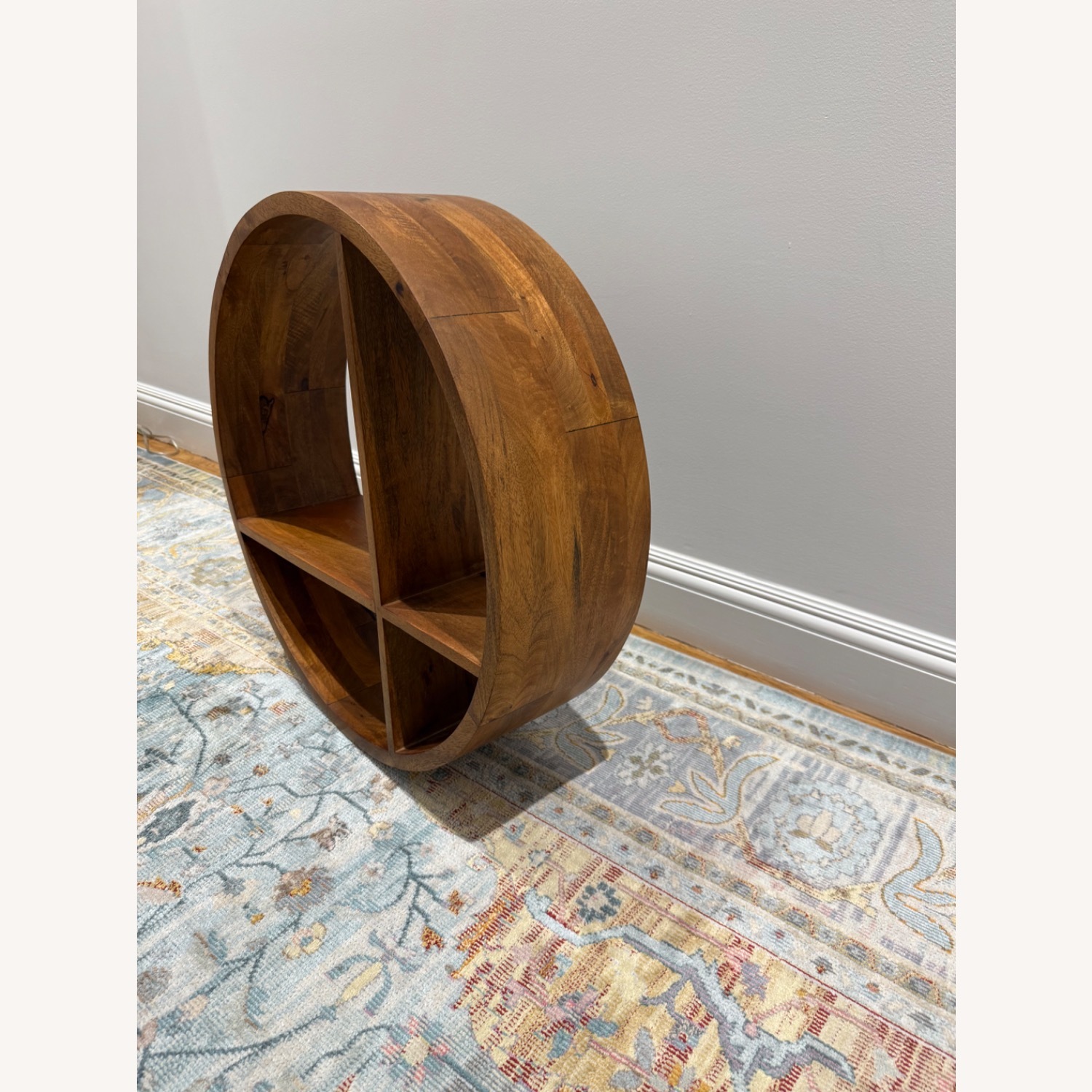 West Elm Round Mid-Century Modern Wall Shelf - image-2