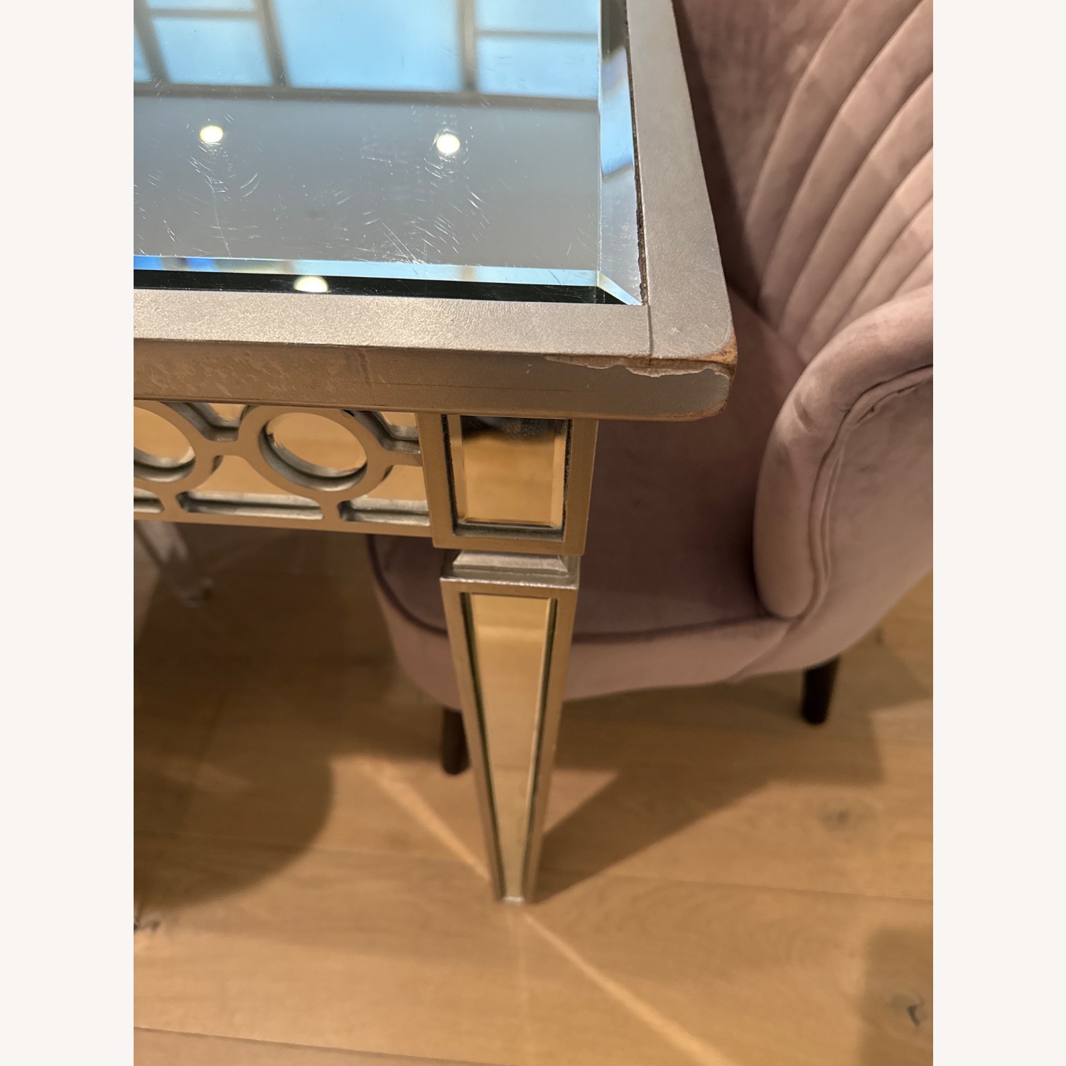 Sophie Mirrored Dining Table - image-5