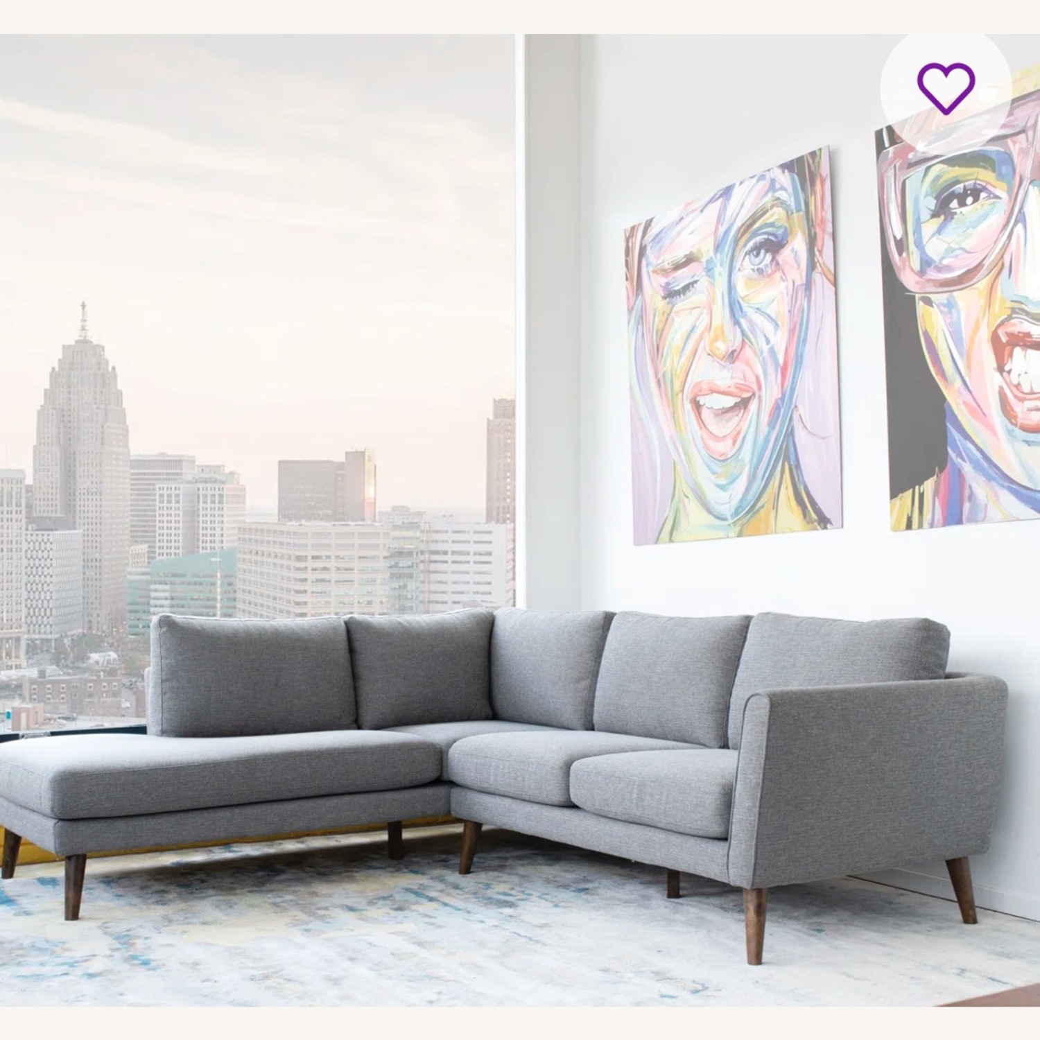 Wayfair Tollison 2 - Piece Upholstered Sectional - image-3