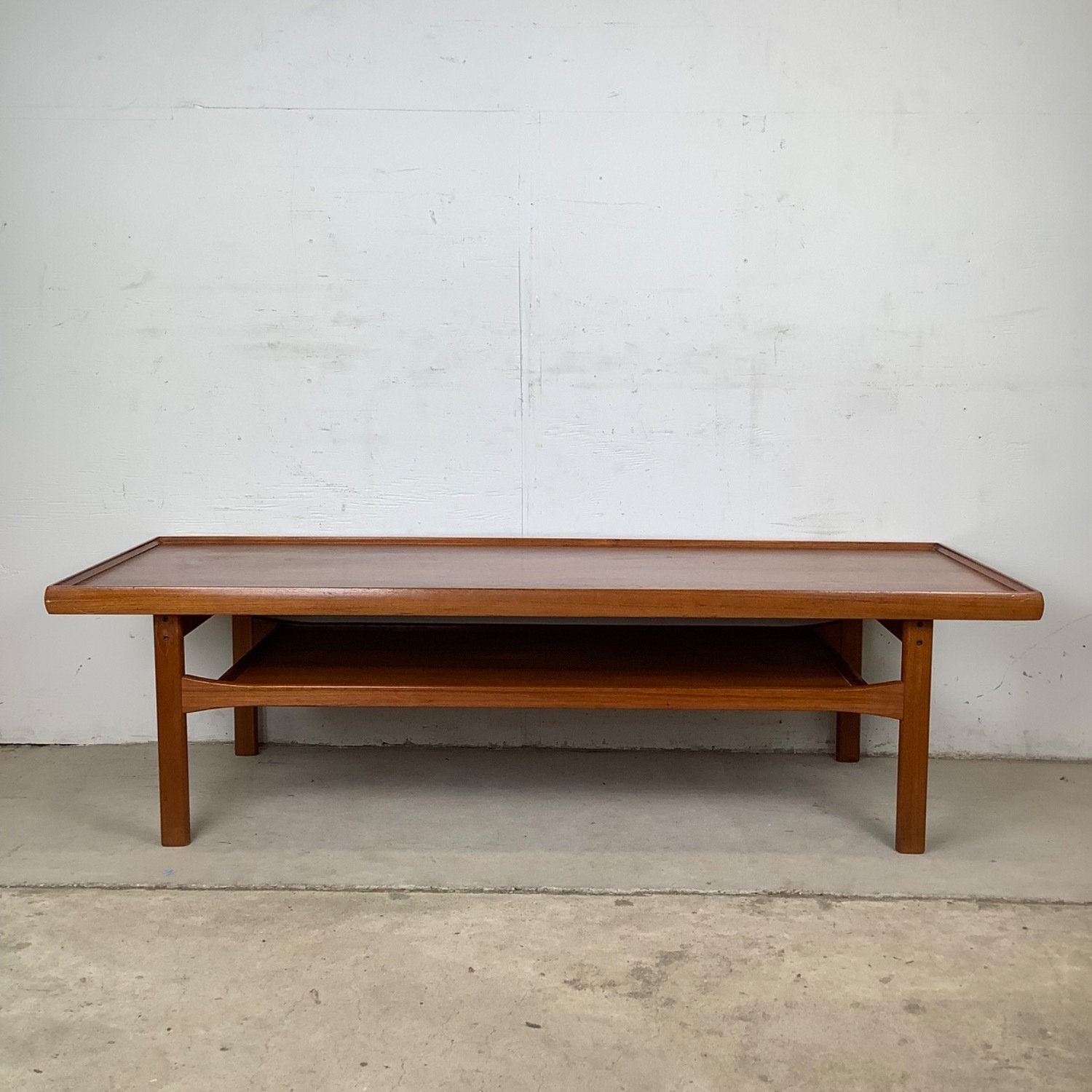Scandinavian Modern Teak Coffee Table - image-11