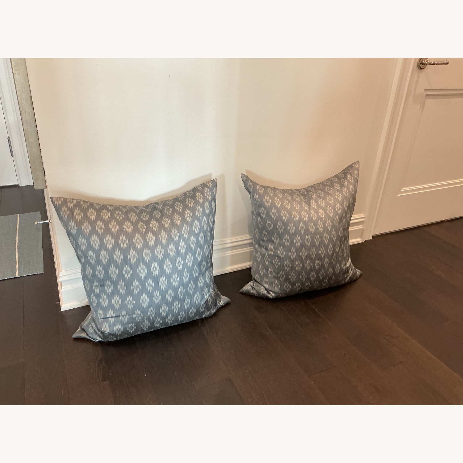Blue Silk Pillows - image-1