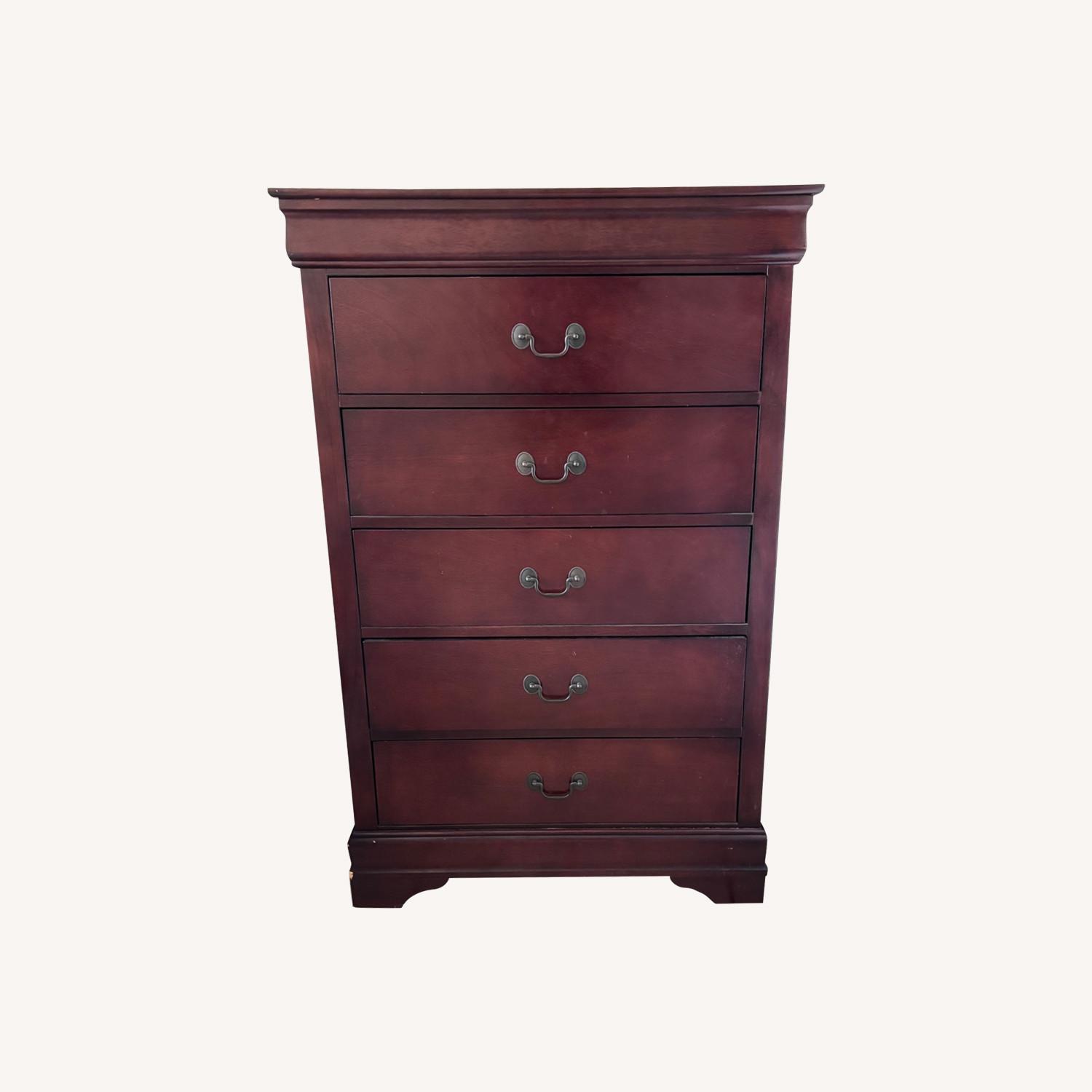 Brown Drawer Dresser - image-0