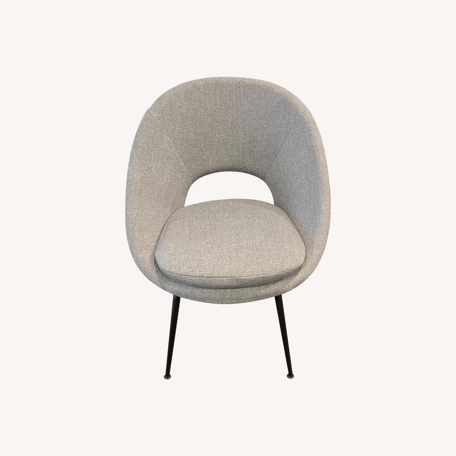 West Elm Upholstered Orb Chair - image-0