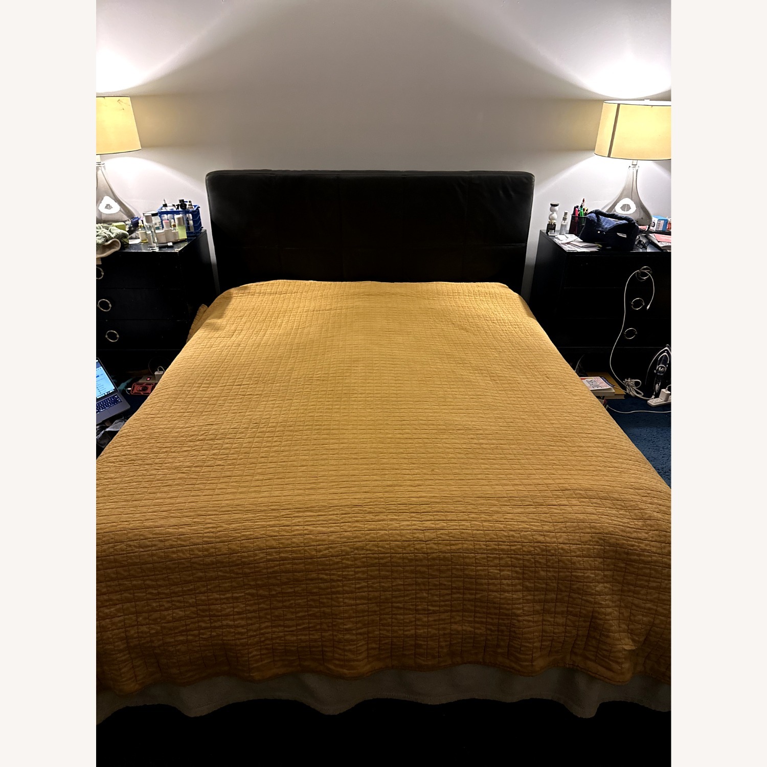 IKEA Folldal Padded Bed Frame  - image-4