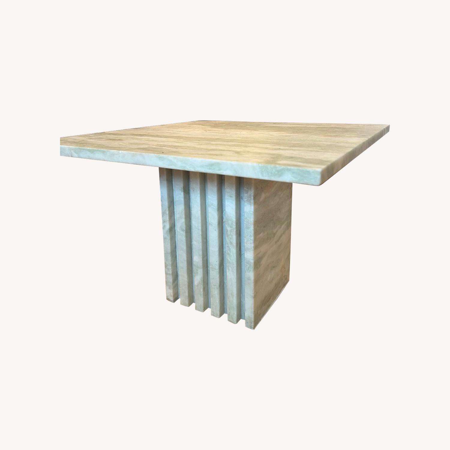 CB2 Travertine Table - Medium - image-0