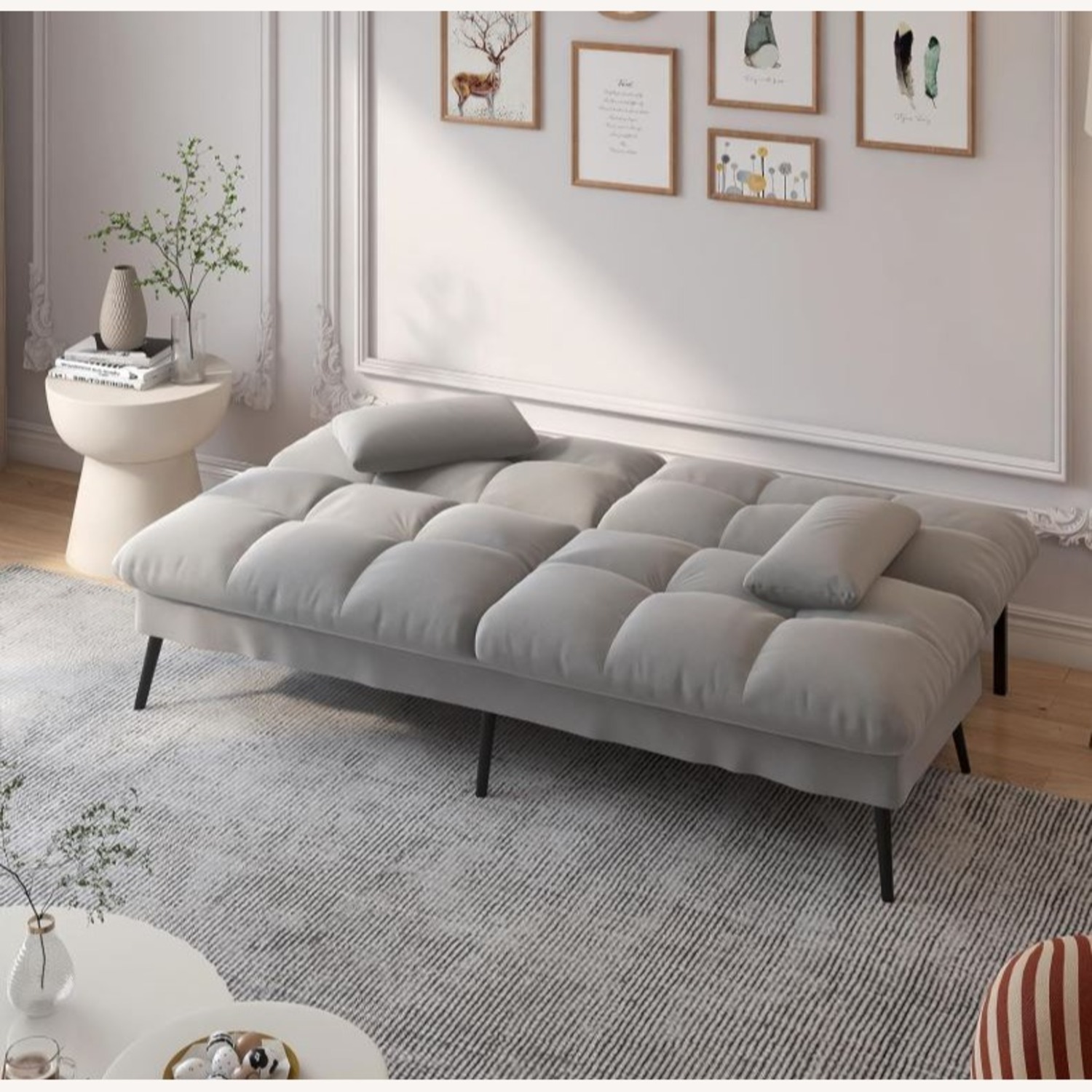 COMHOMA Convertible Futon Sofa Bed - image-3