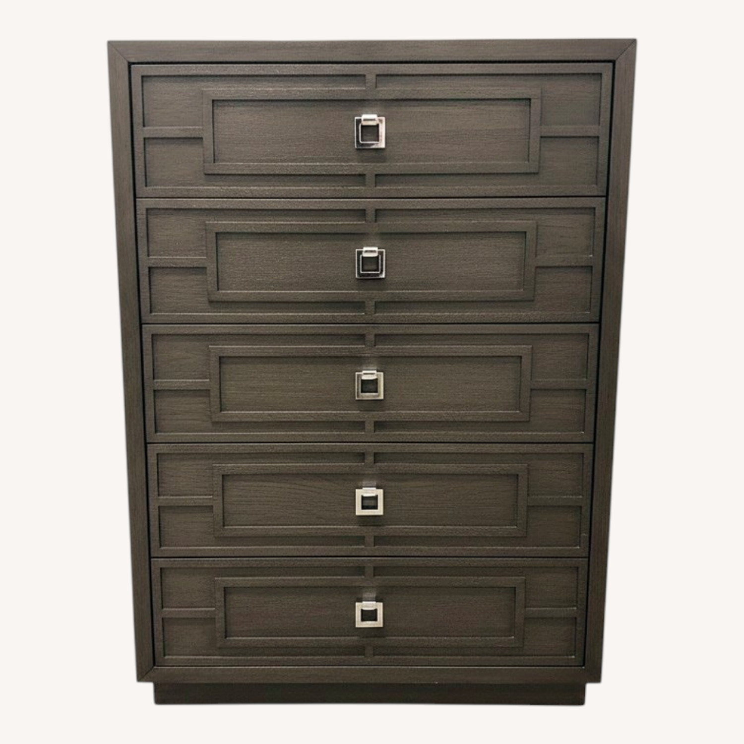 Five Drawer Geometric Front Chests - image-0