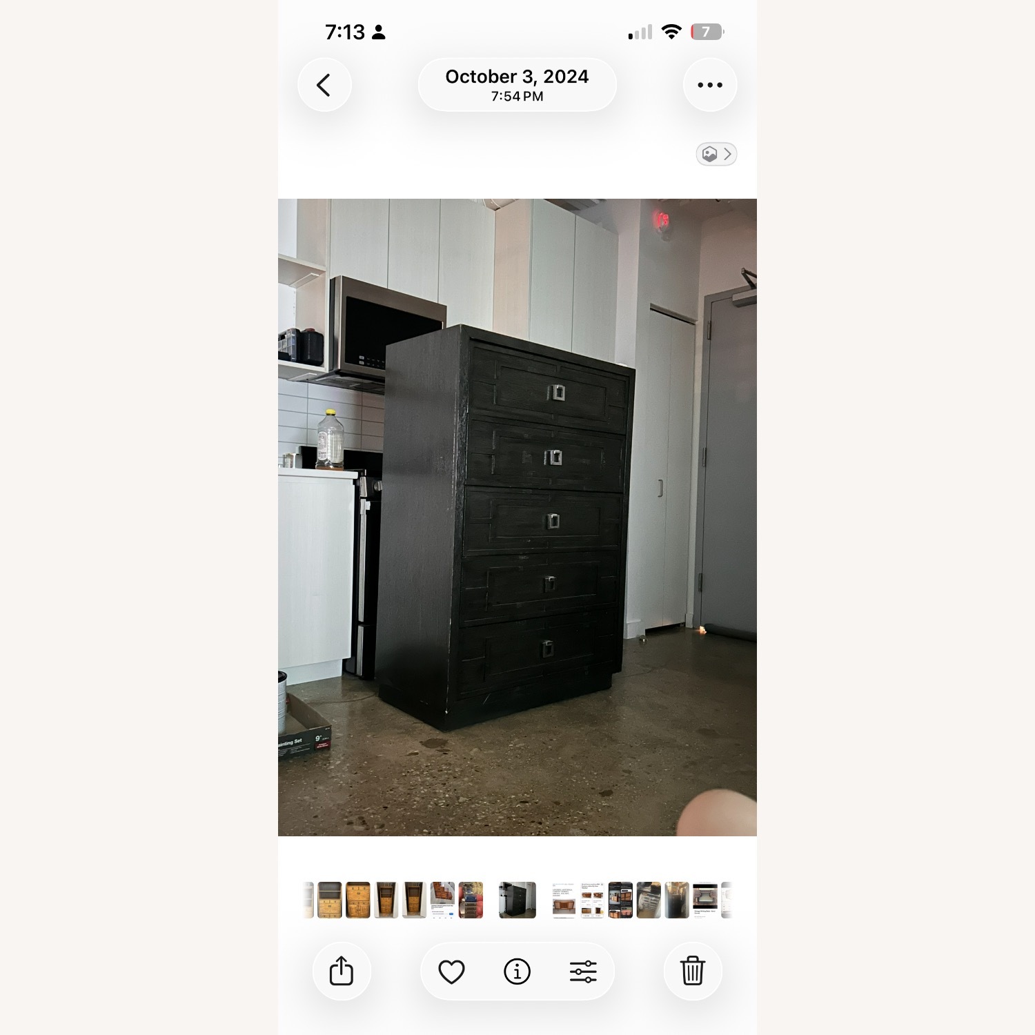 Five Drawer Geometric Front Chests - image-3