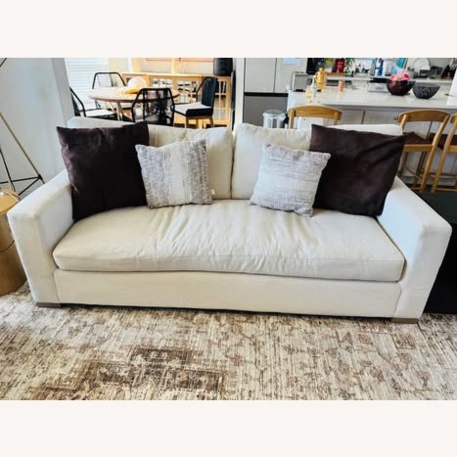 Crate & Barrel Axis Bench Sofa - image-7