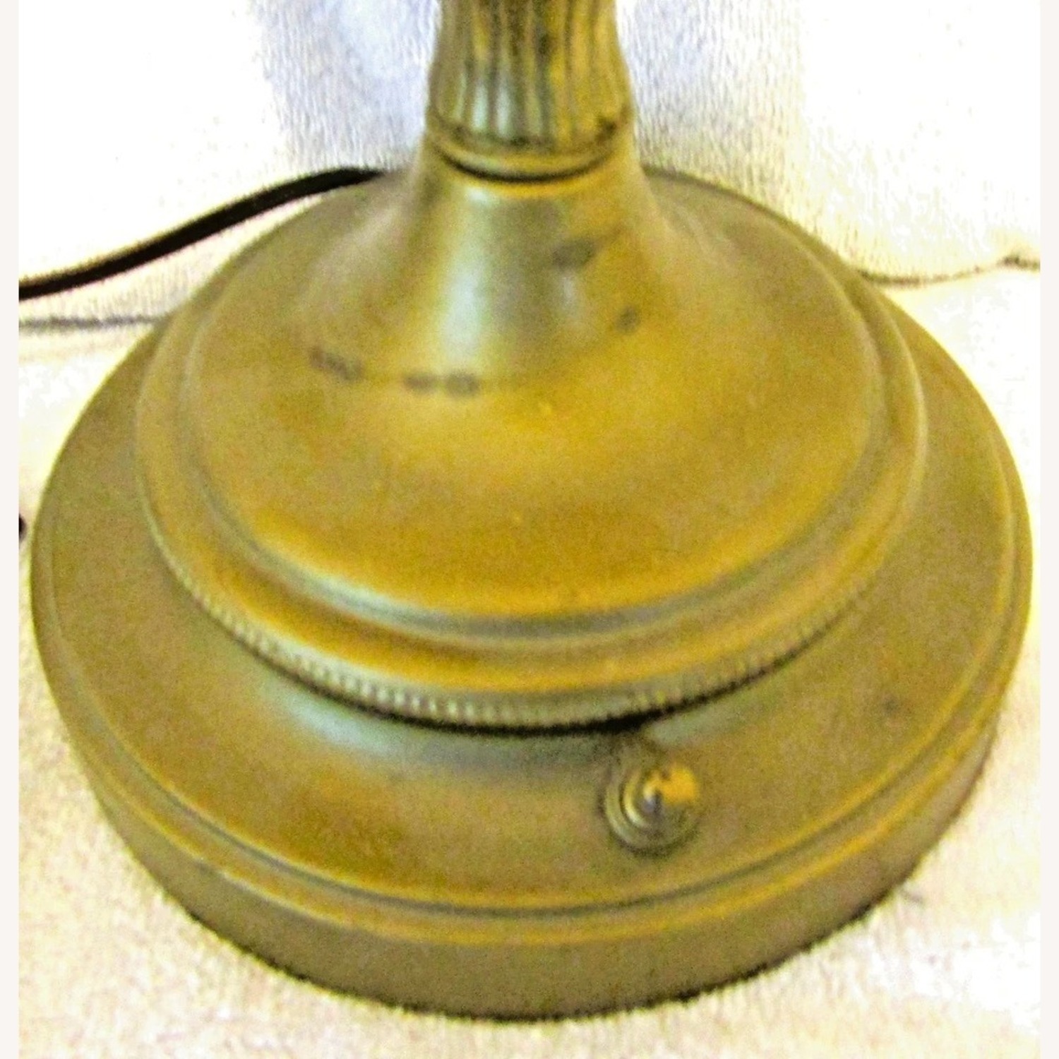 Vintage Pair Stiffel Reticulated Tall Table Lamps - image-7