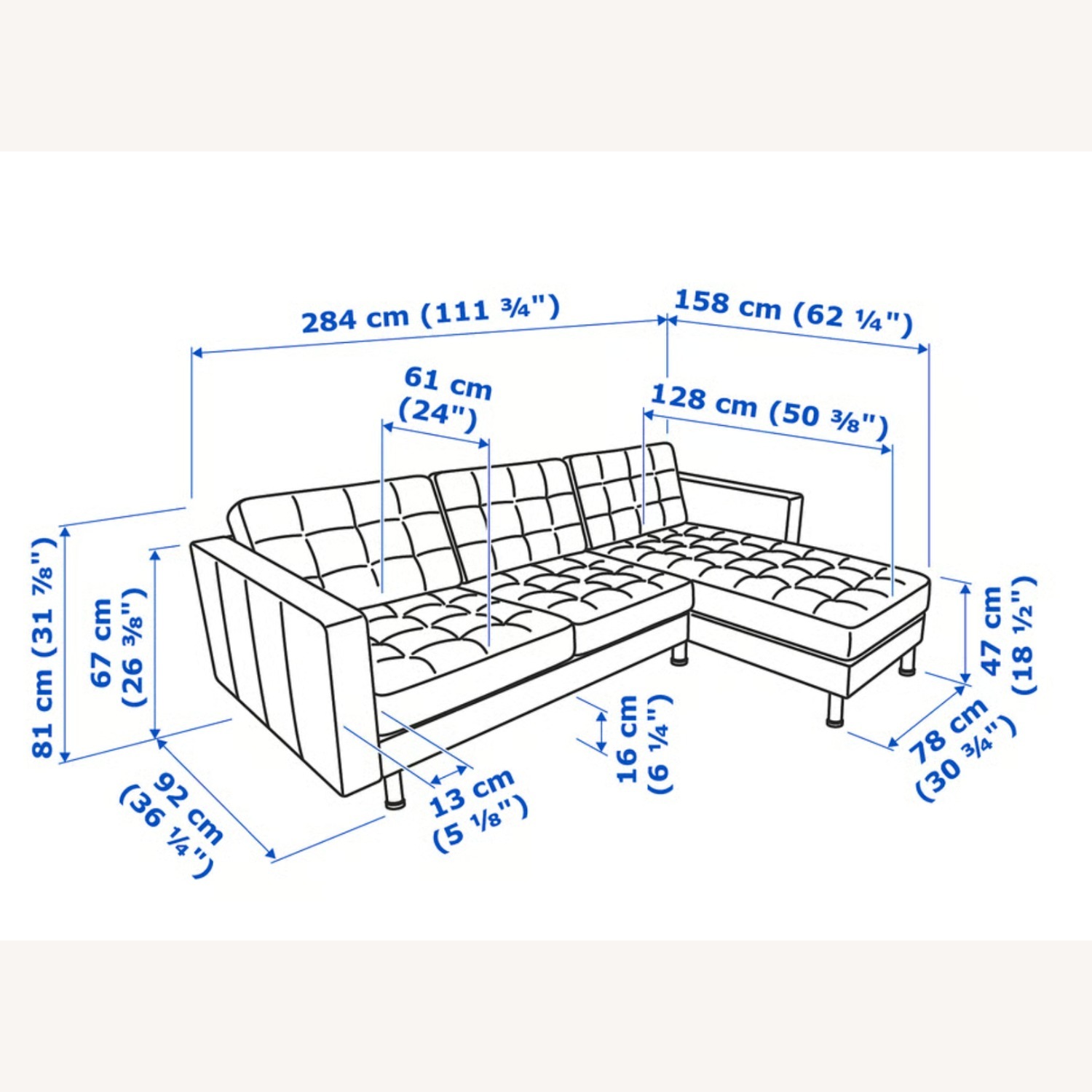 IKEA MORABO Sectional, 4-seat - image-4
