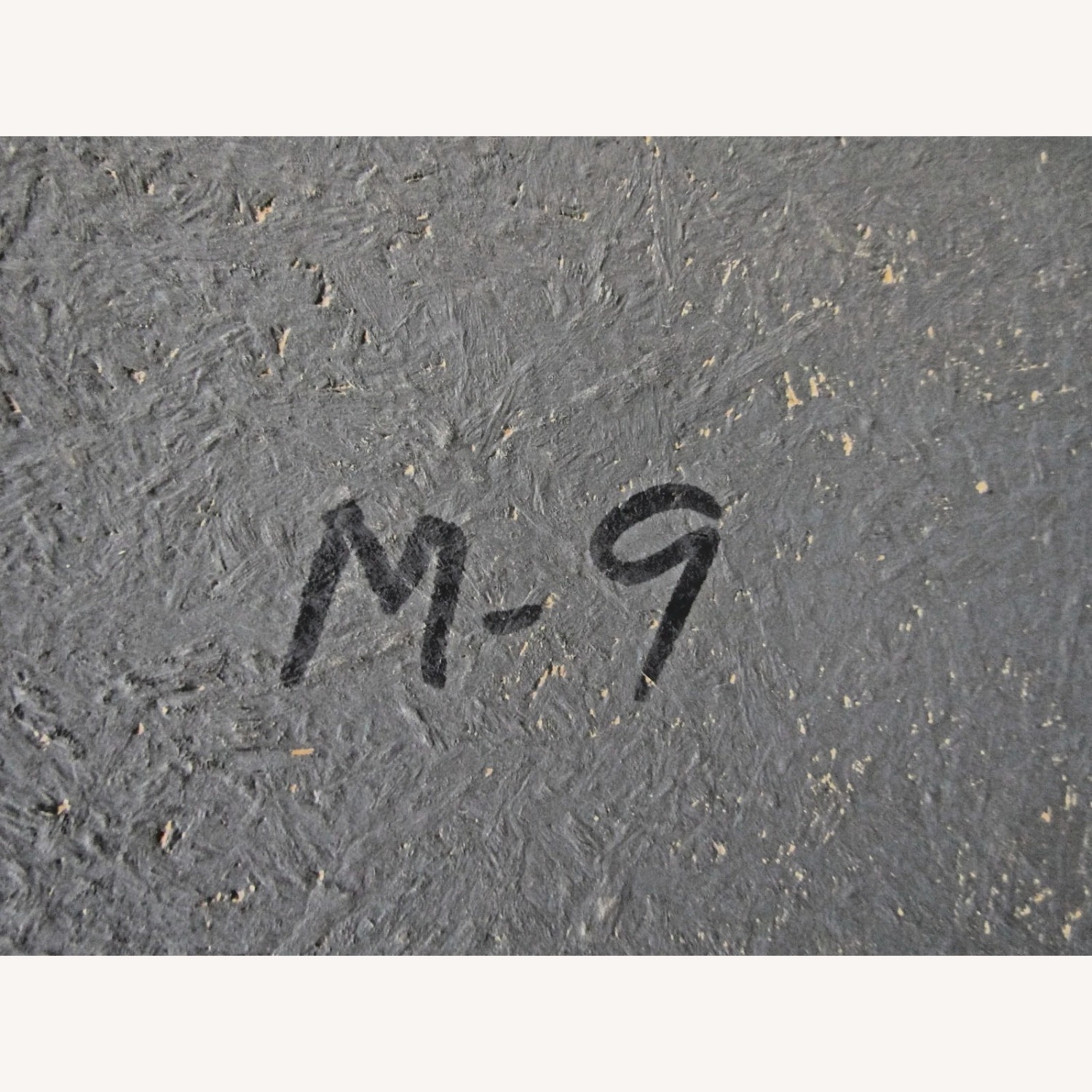 Walnut Vintage Faux Tile Brutalist Wall Mirror - image-16