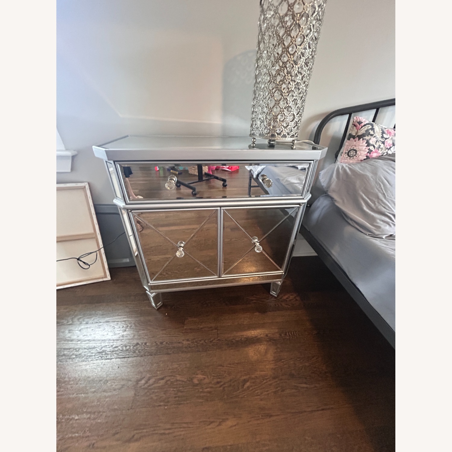 Wayfair Mirorred Accent Cabinet - image-4