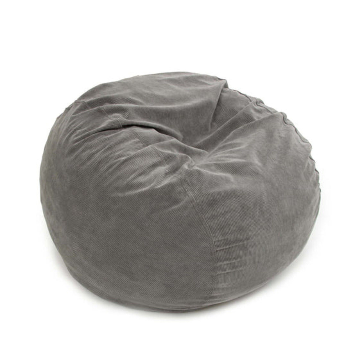 CordaRoy's Gray Corduroy Beanbag Chair - image-0