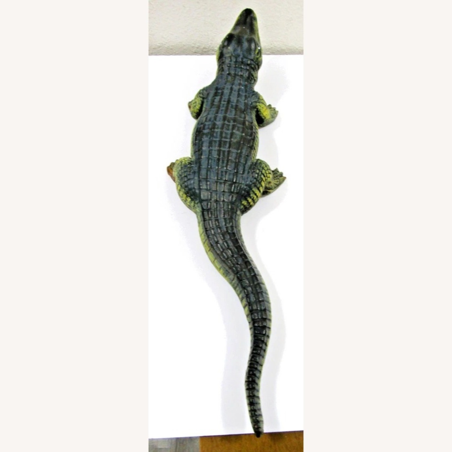 Antique Large Cast Iron Alligator Sculpture - image-14