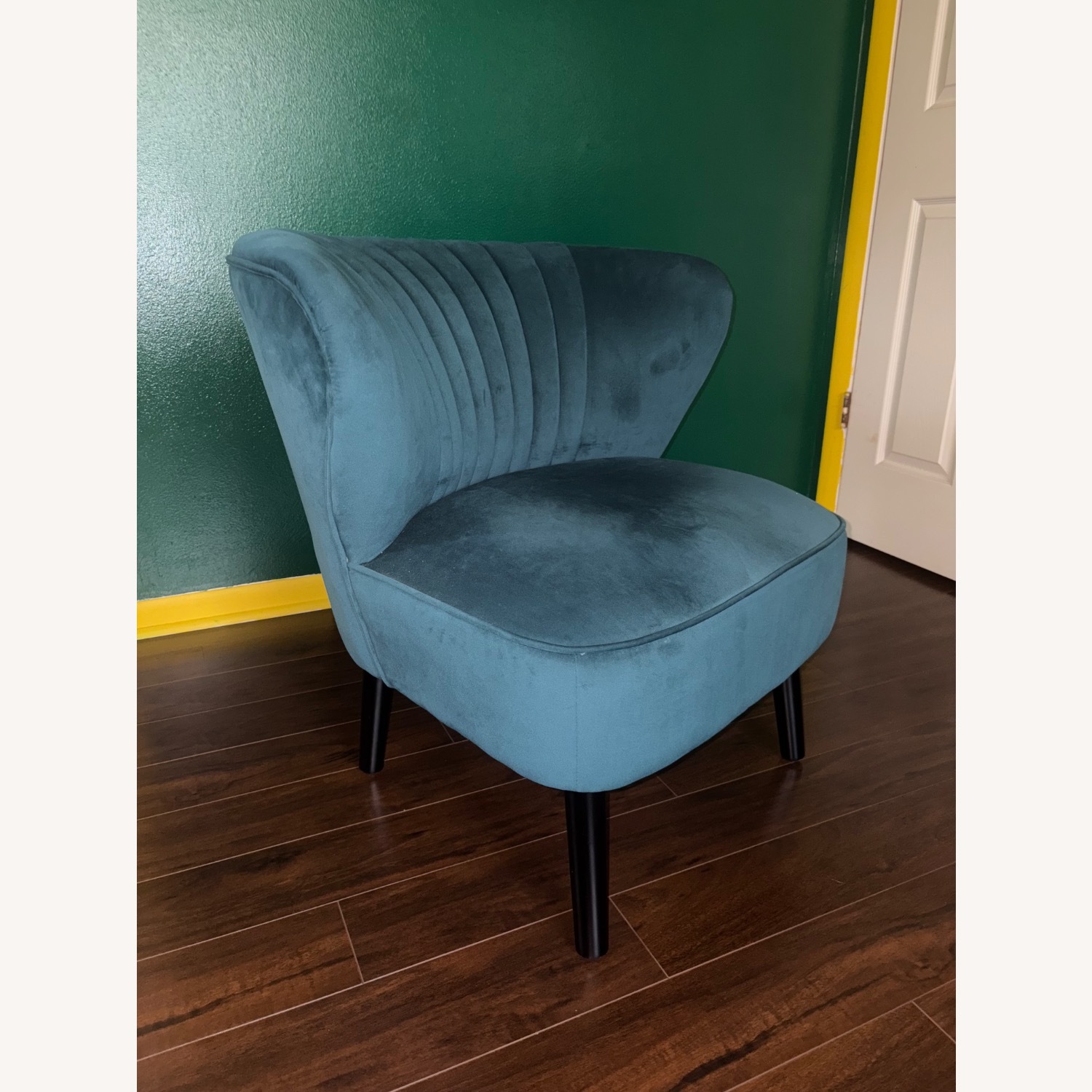 Organic Green Accent Chair - image-1