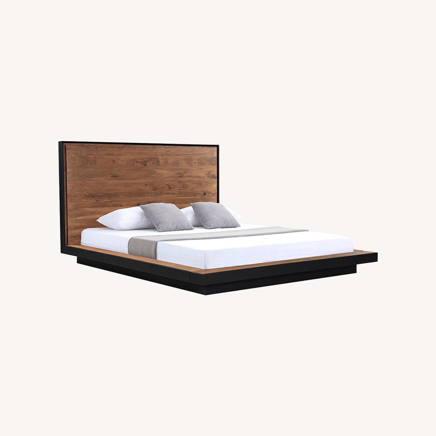 Modani Modern Hardwood Queen Bed - image-0