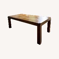 Crate & Barrel Knot Rustic Dining Table