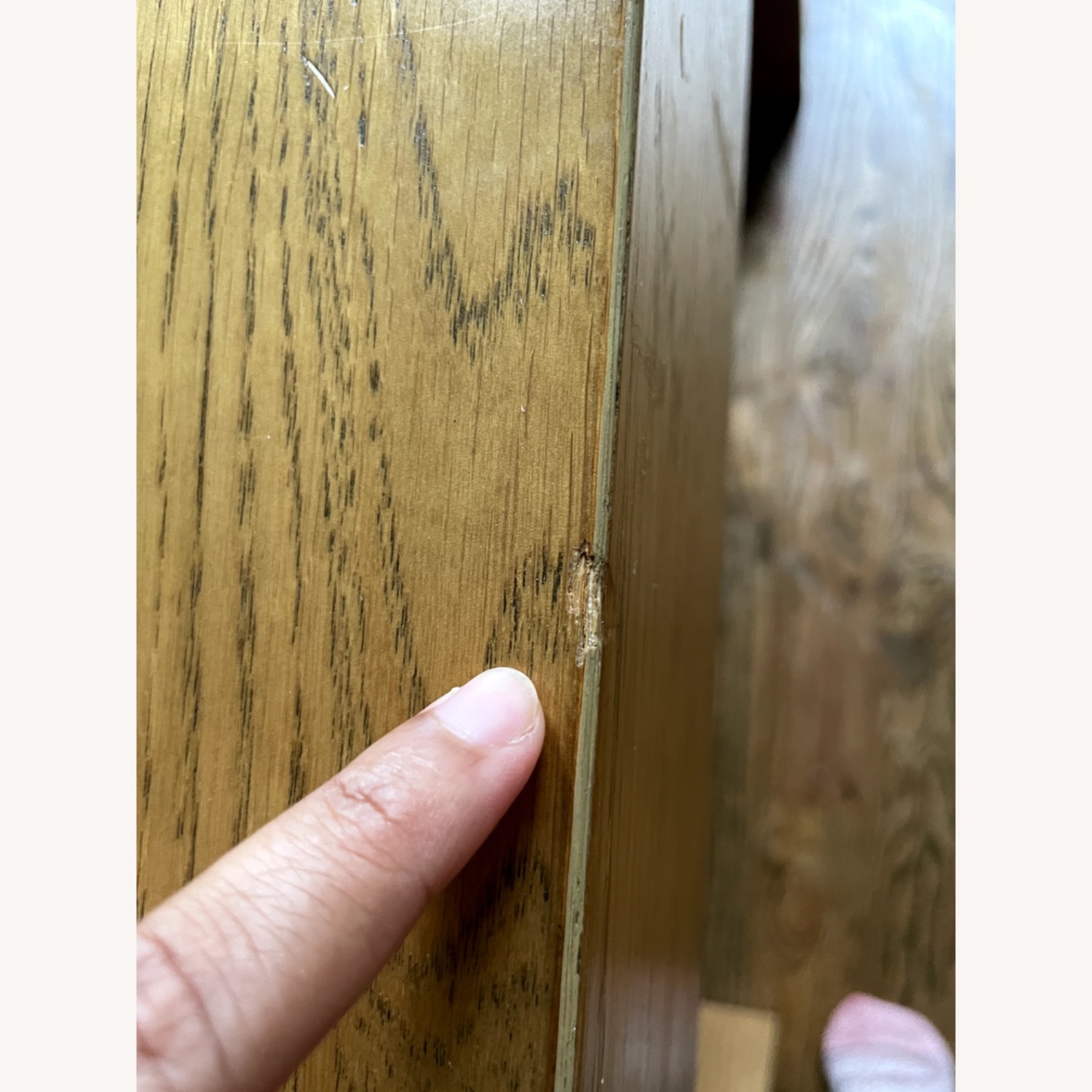 Crate & Barrel Knot Rustic Dining Table - image-6