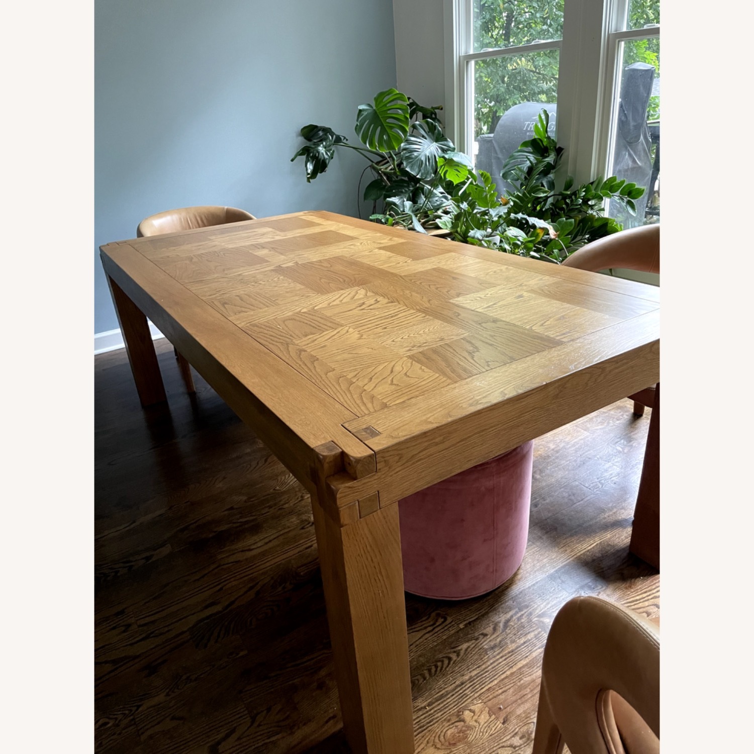 Crate & Barrel Knot Rustic Dining Table - image-2