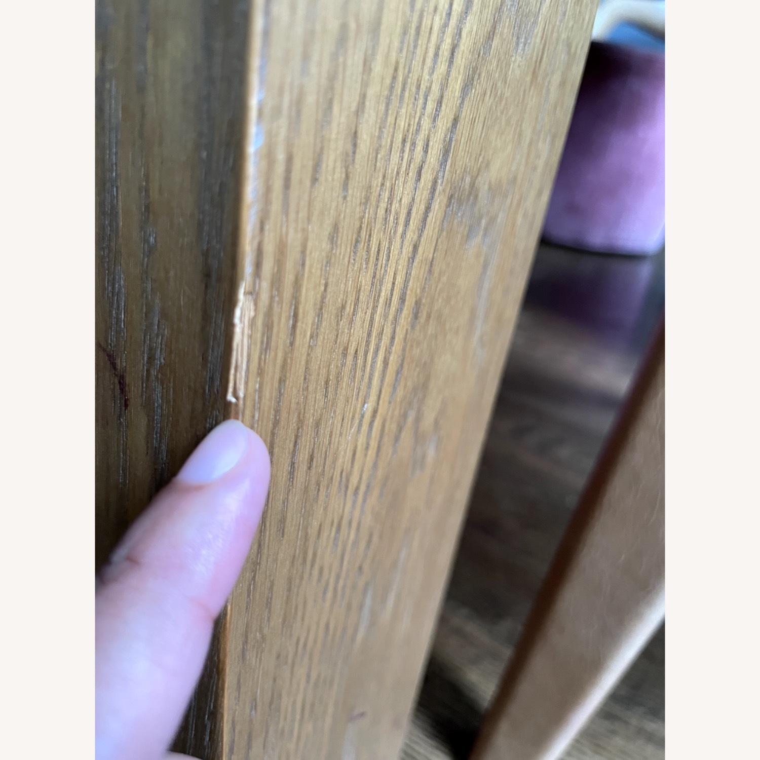 Crate & Barrel Knot Rustic Dining Table - image-4