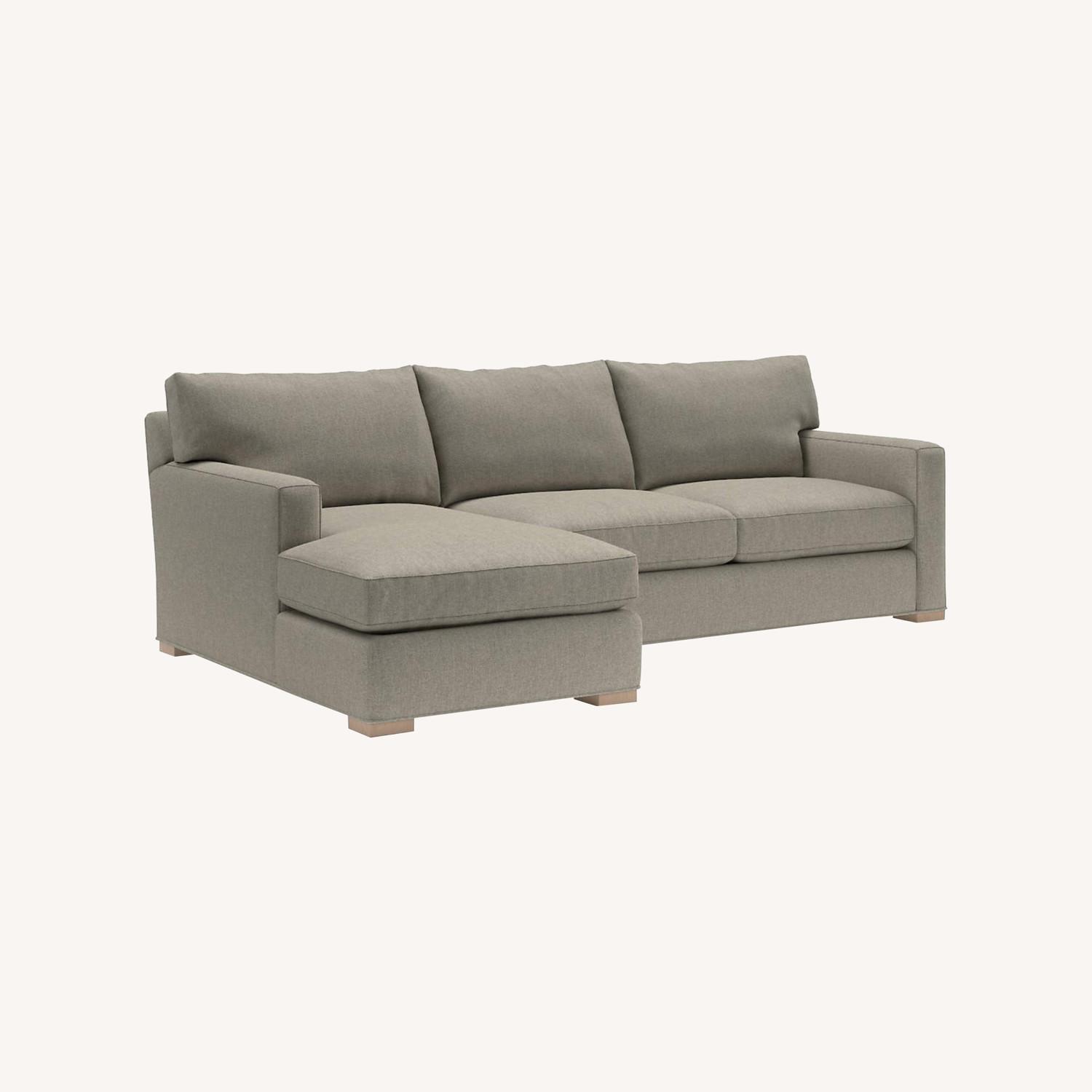 Crate & Barrel Axis Sectional With Chaise - image-0