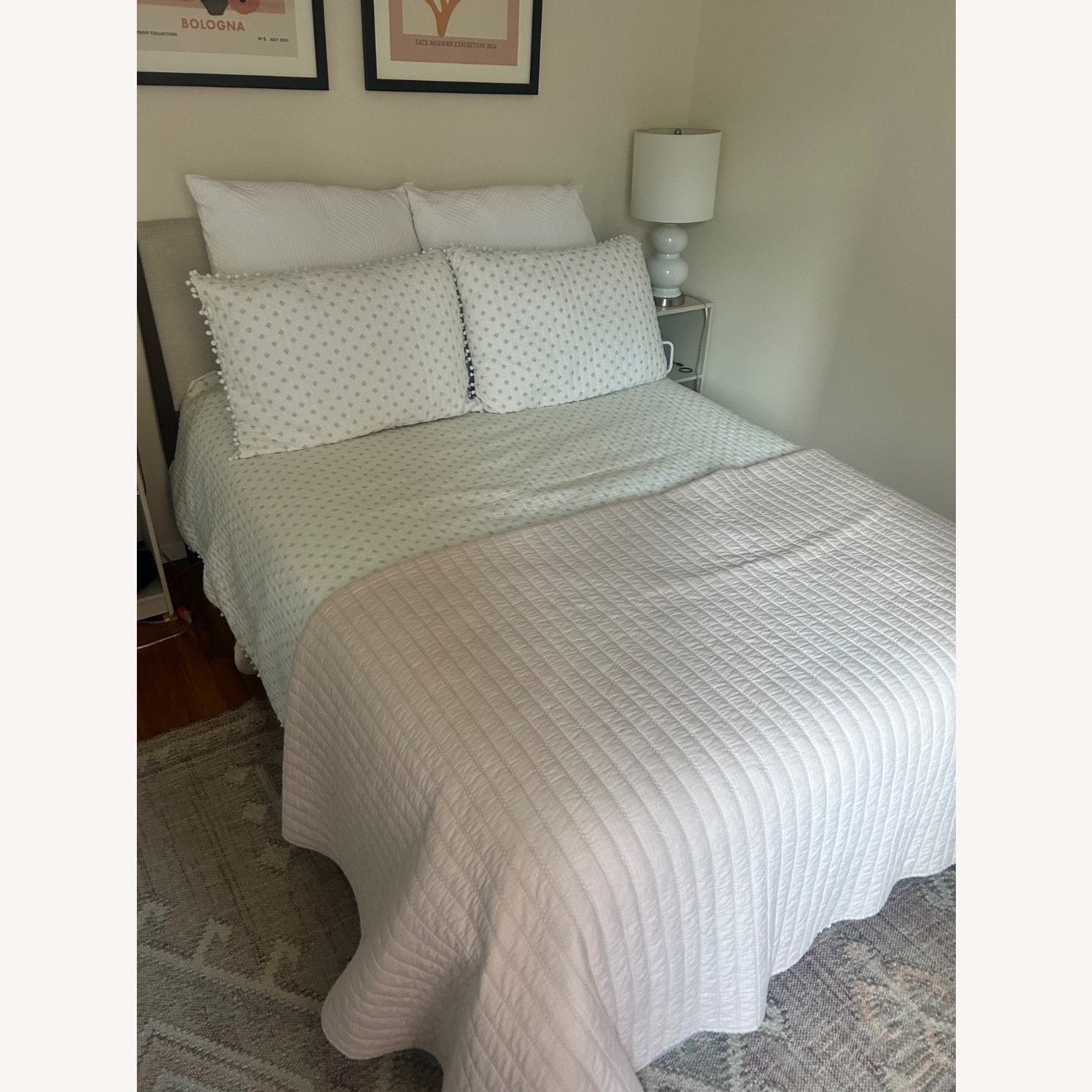 West Elm Mid Century Full Size Bed - image-3