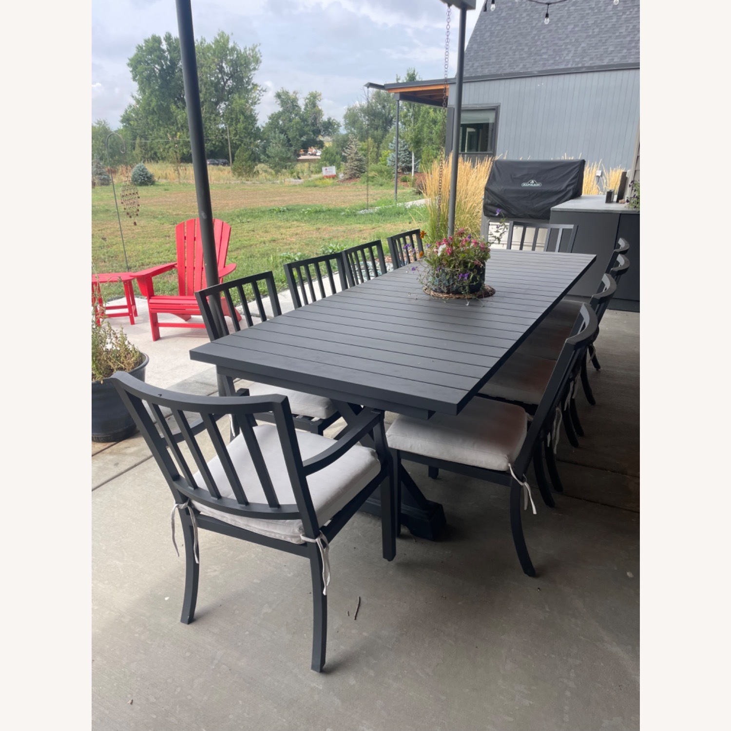 Arhaus Outdoor Dining Table + 10 Chairs - image-2