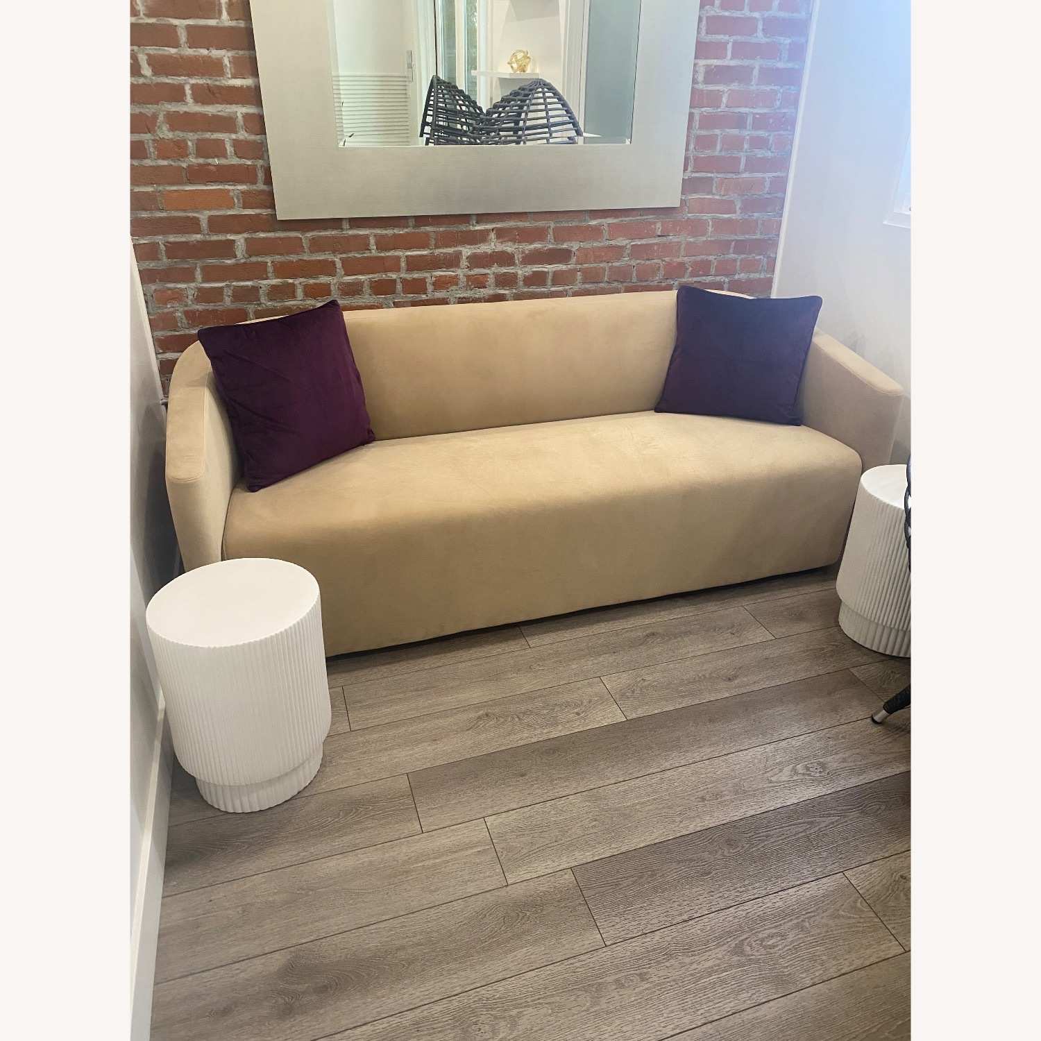 Rove Concepts Hadrian Sofa Velvet Chaise Lounge - image-3