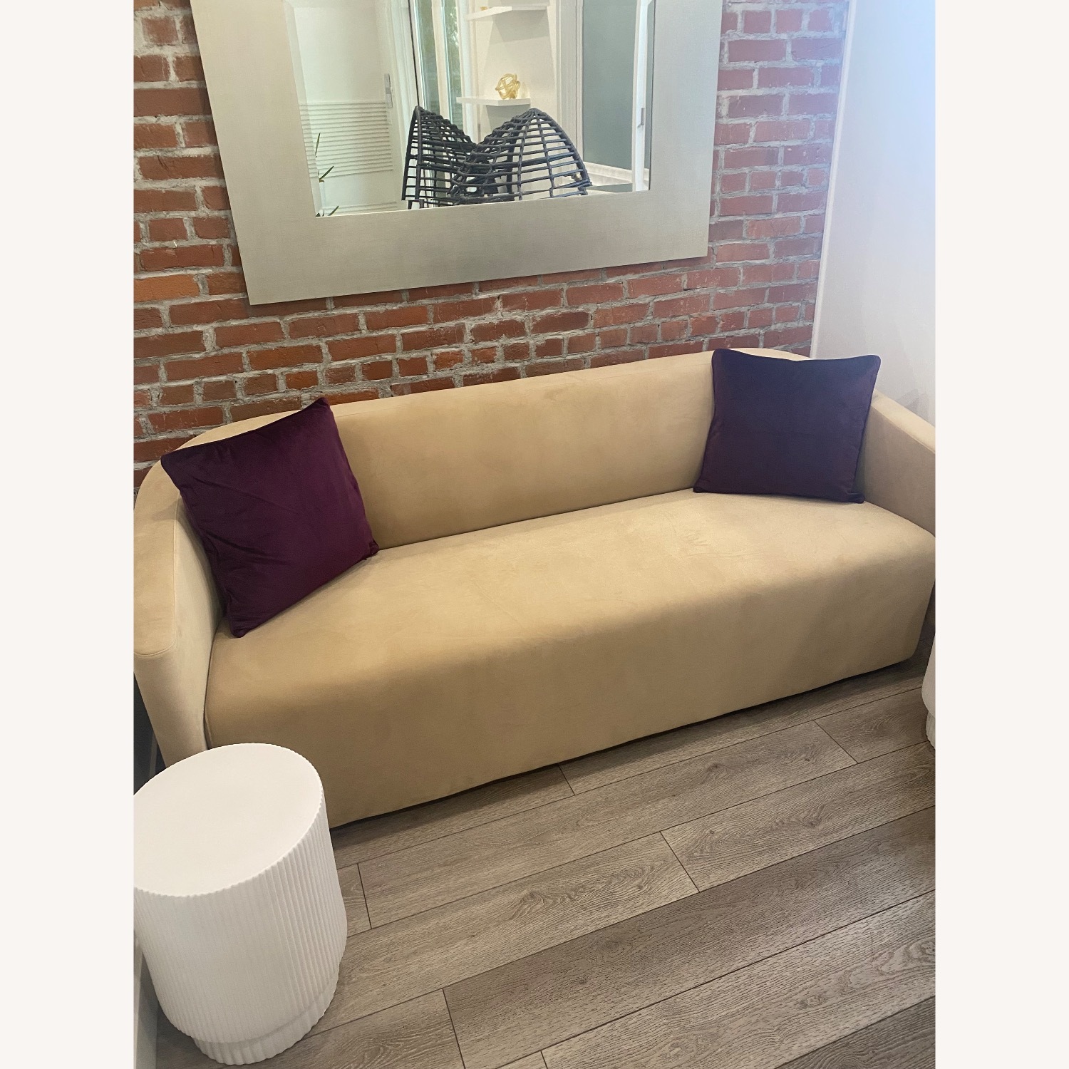 Rove Concepts Hadrian Sofa Velvet Chaise Lounge - image-1