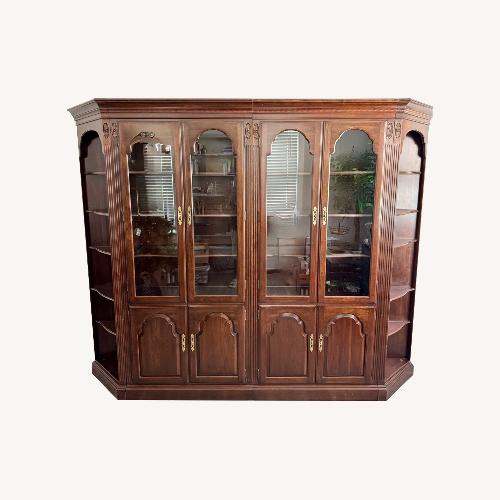Used Ethan Allen Lighted Wall Unit for sale on AptDeco