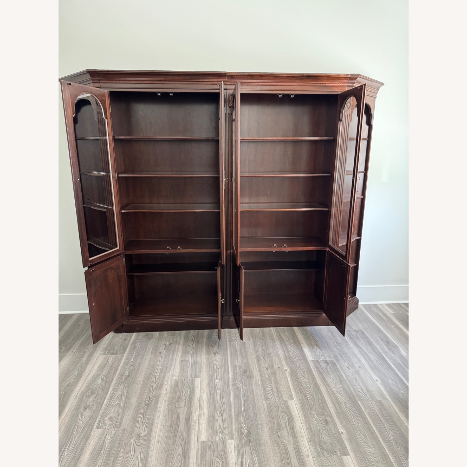 Ethan Allen Lighted Wall Unit - image-2