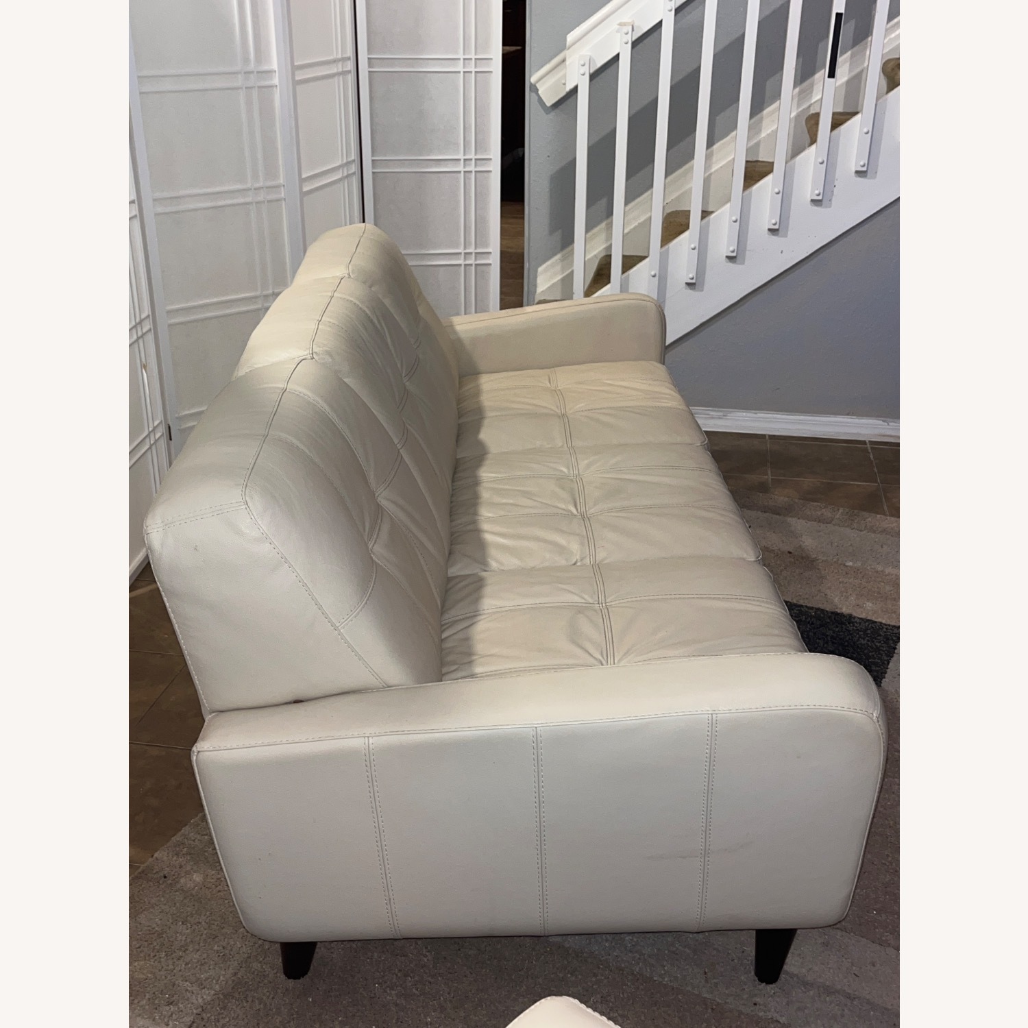 Off-White 3 Seat Sofa - image-2