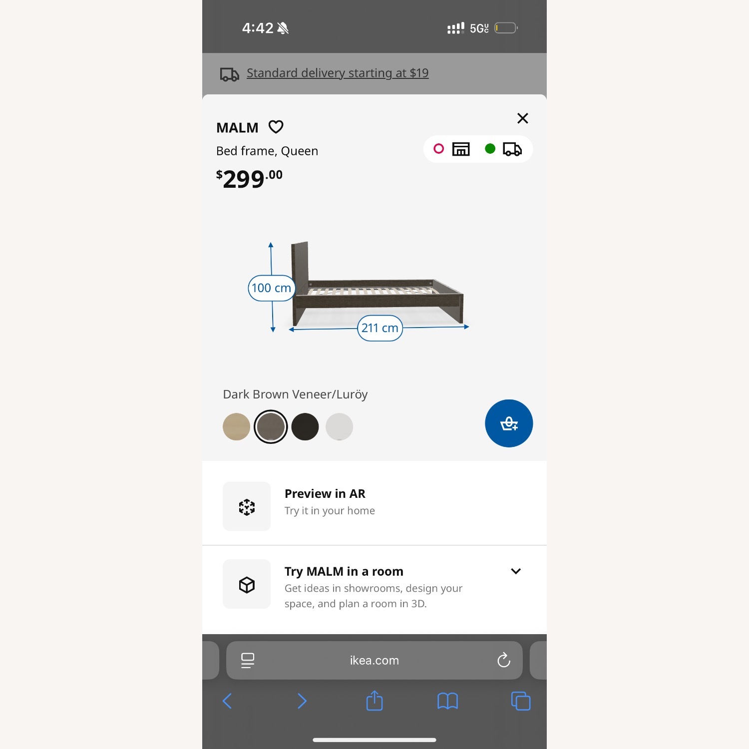 IKEA Malm Queen Size Bed - image-3