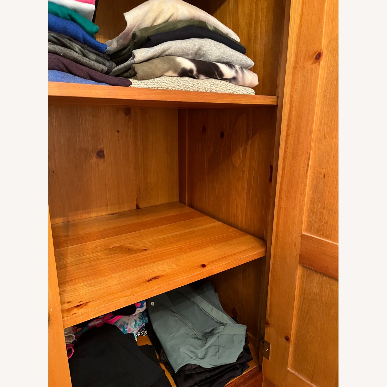 Solid Pine Armoire - image-5