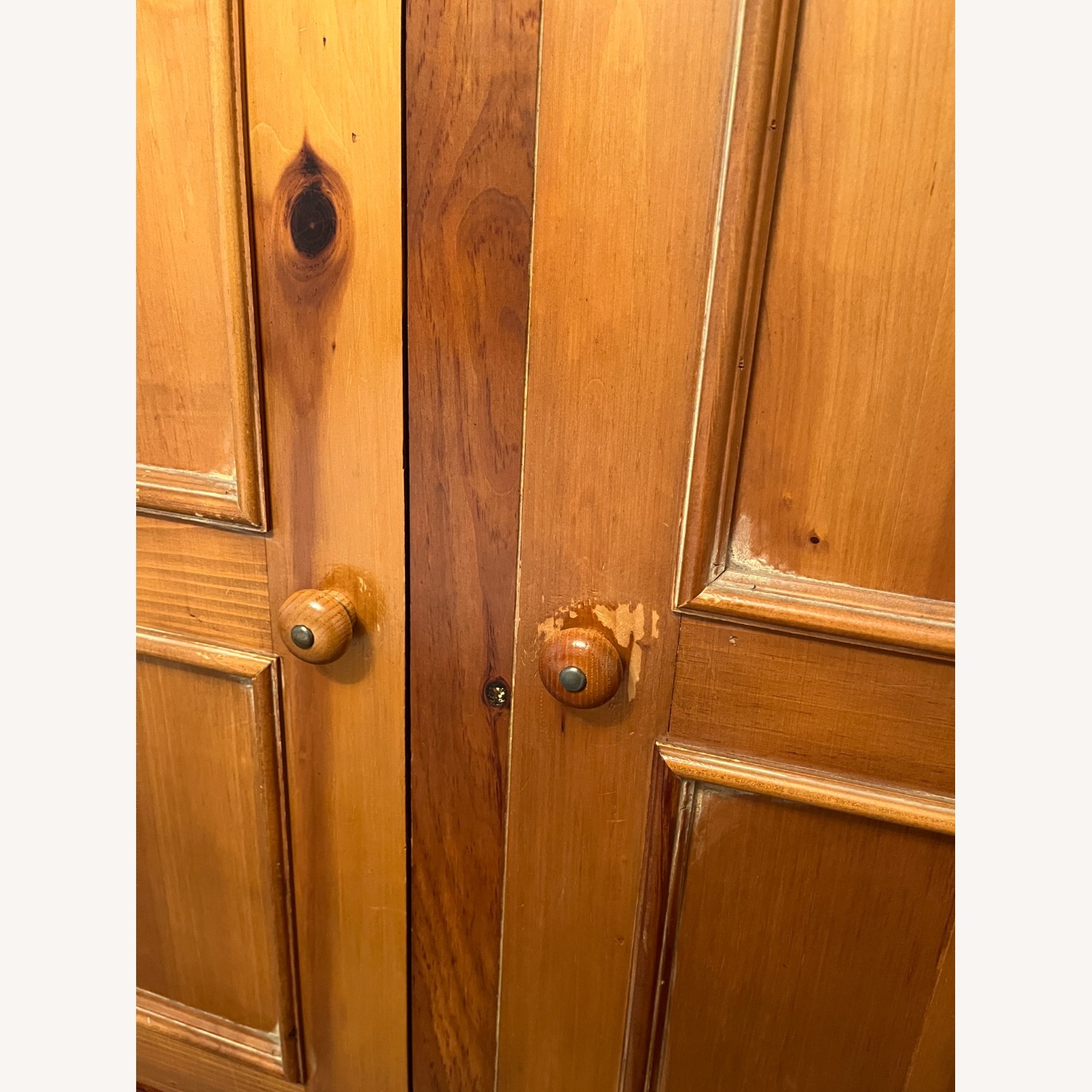 Solid Pine Armoire - image-3