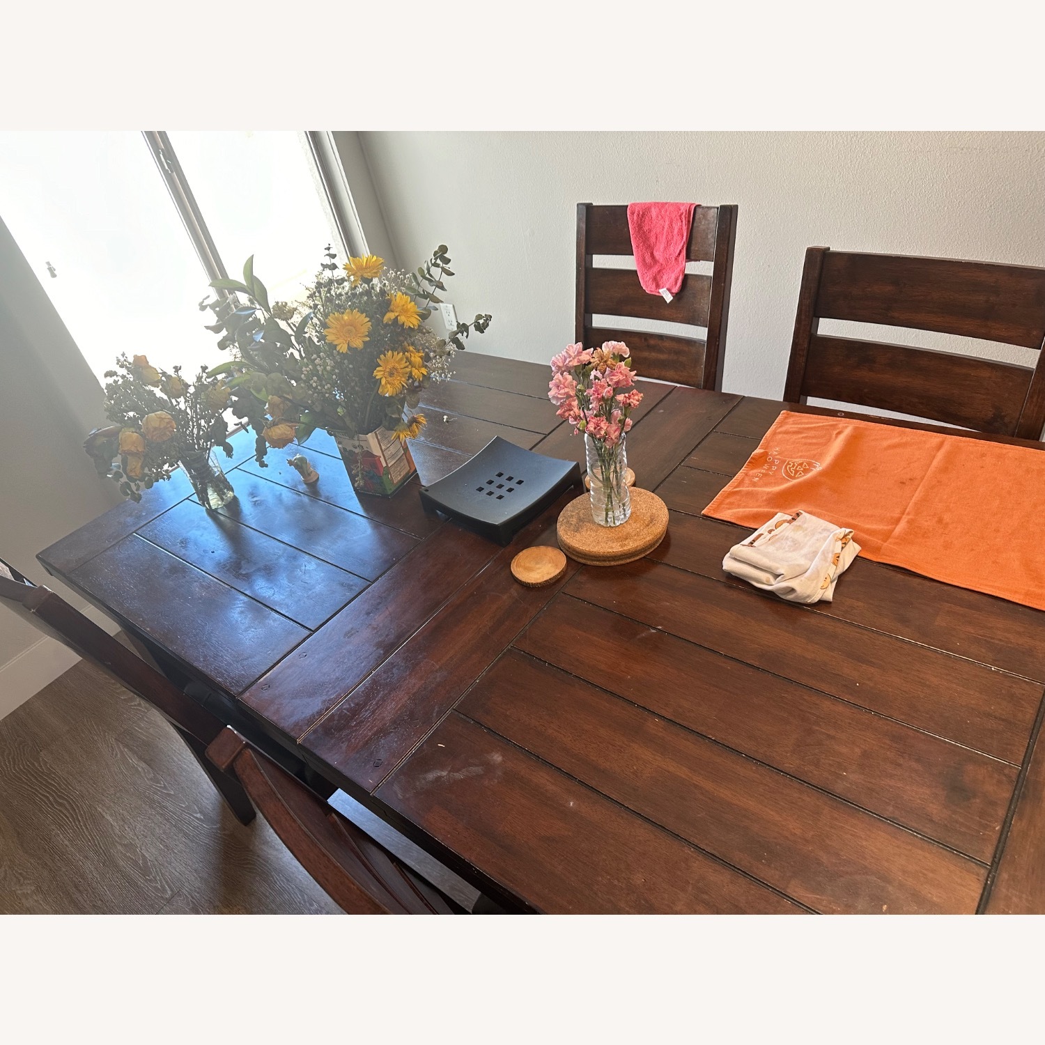 Solid Wood Large Dining Set - image-4