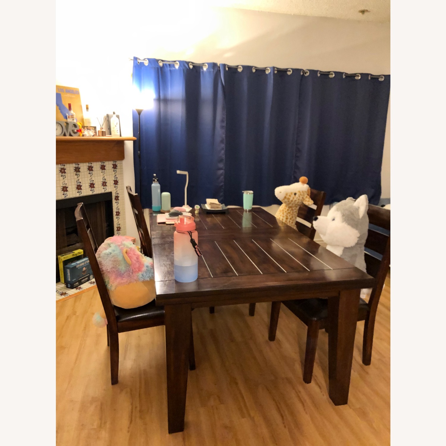 Solid Wood Large Dining Set - image-3