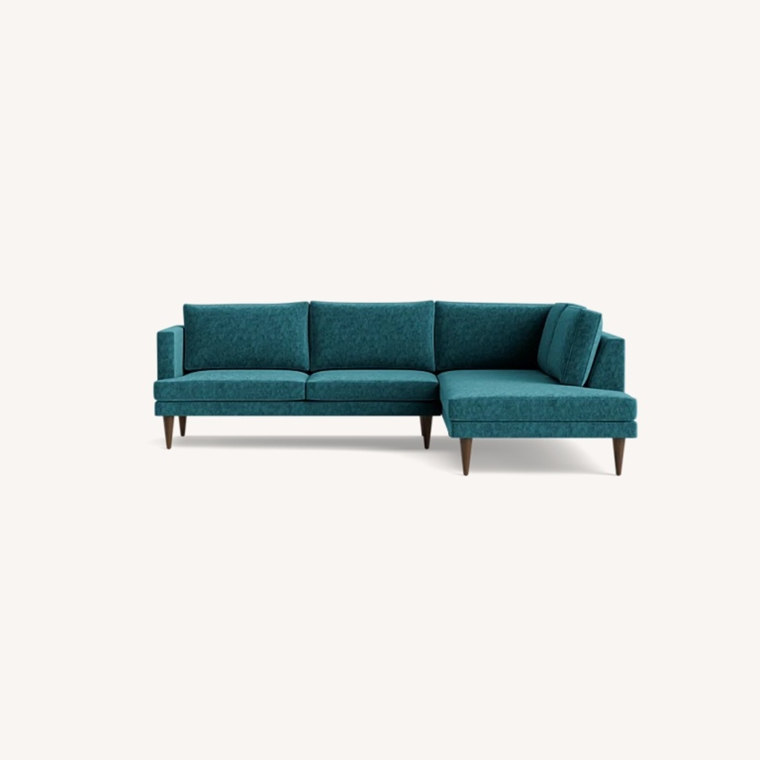 Joybird Preston 2 Piece Sectional in Prime Peacock - image-5