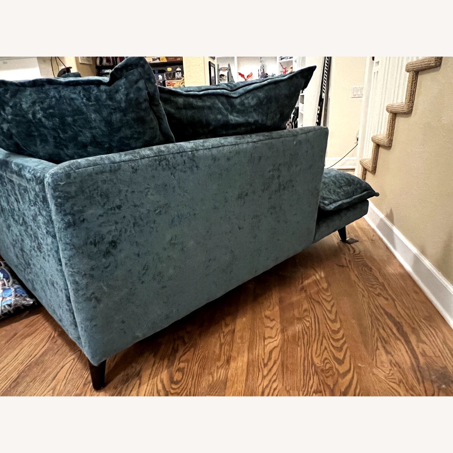 Joybird Denna Chaise in Prime Peacock - image-3