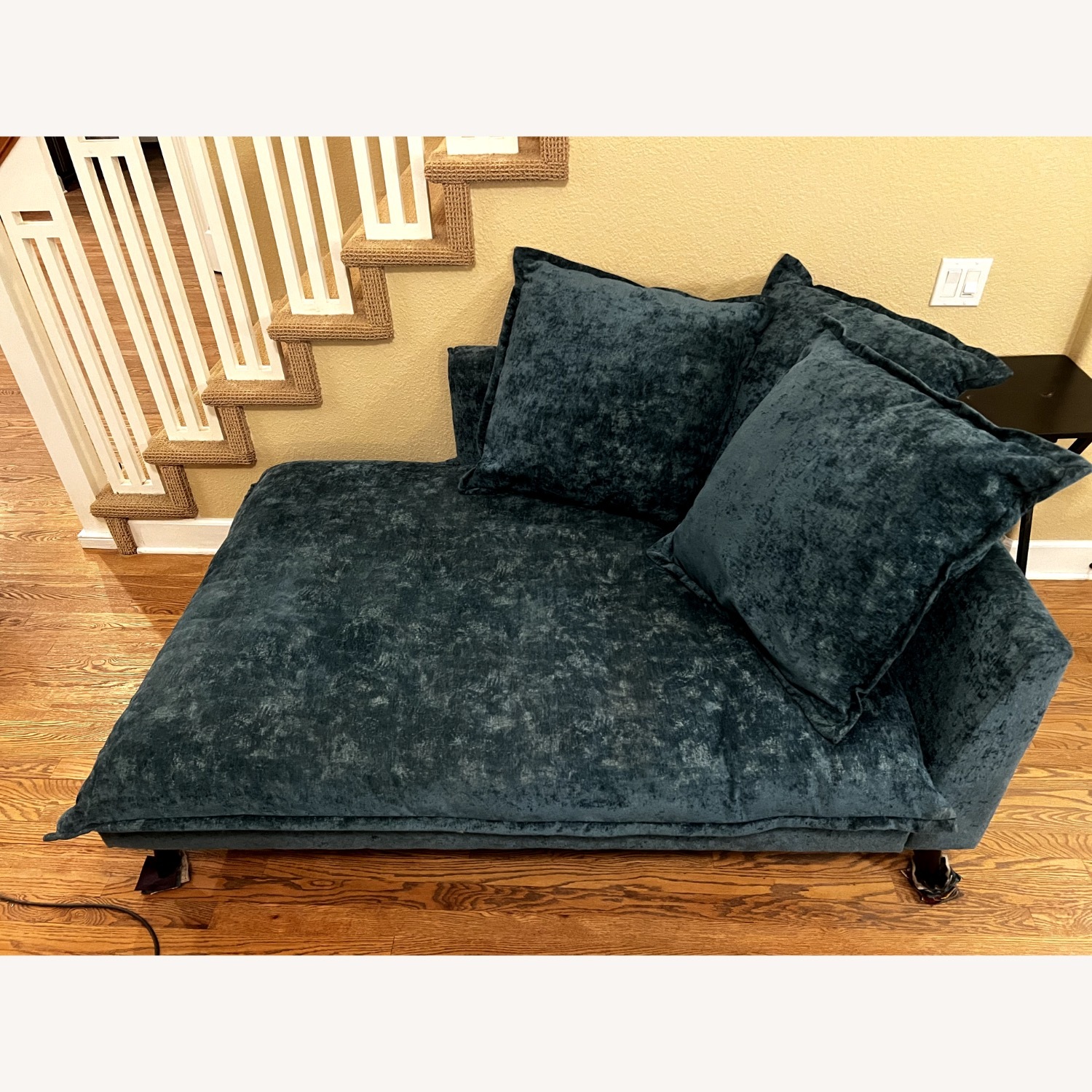 Joybird Denna Chaise in Prime Peacock - image-2
