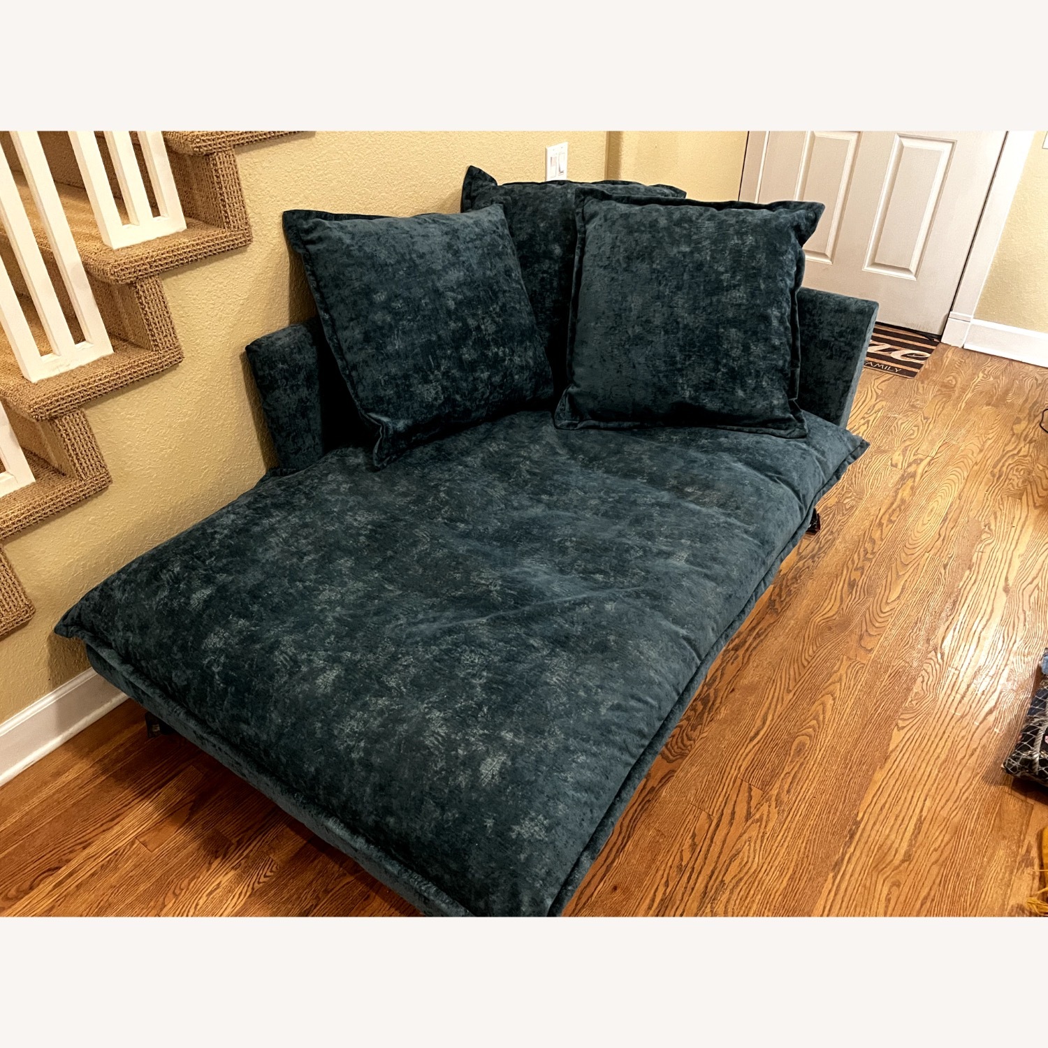 Joybird Denna Chaise in Prime Peacock - image-1