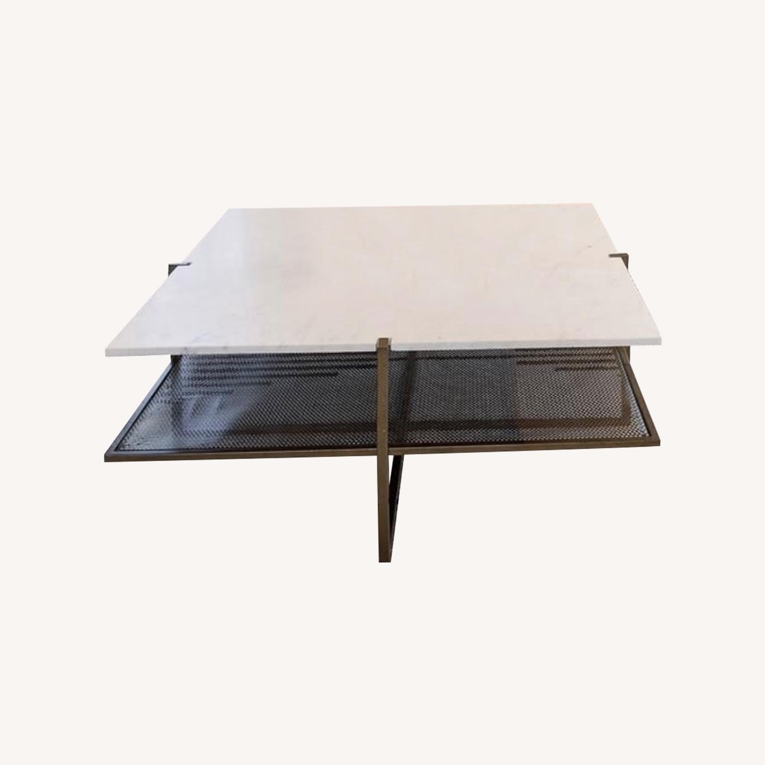 Hyla Square Marble Coffee Table (41") - image-0