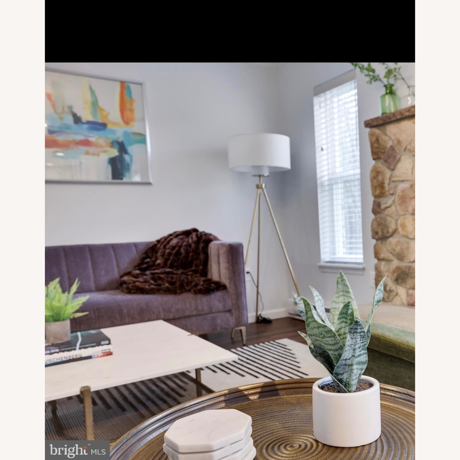 Hyla Square Marble Coffee Table (41") - image-3