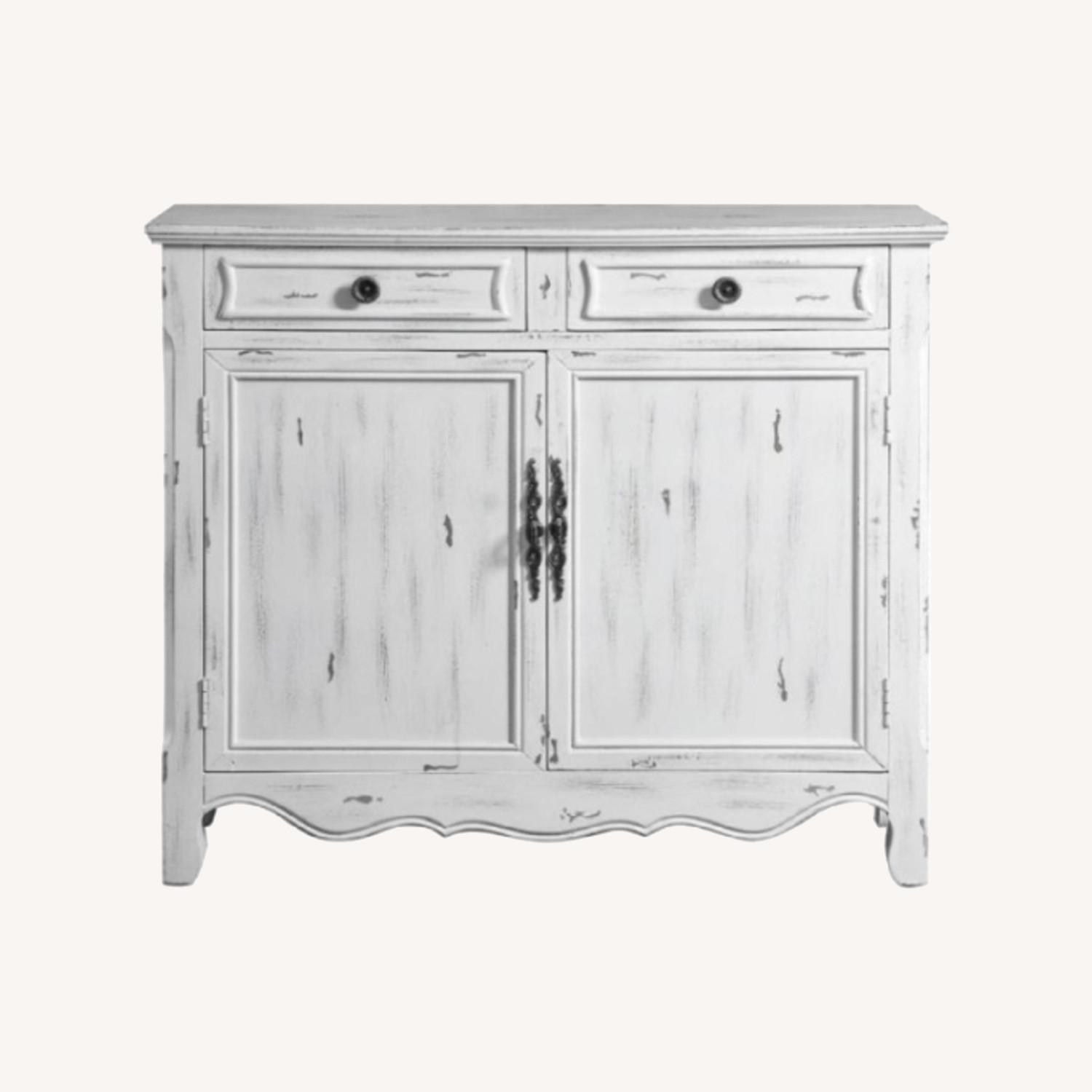 White Accent Cabinet - image-0