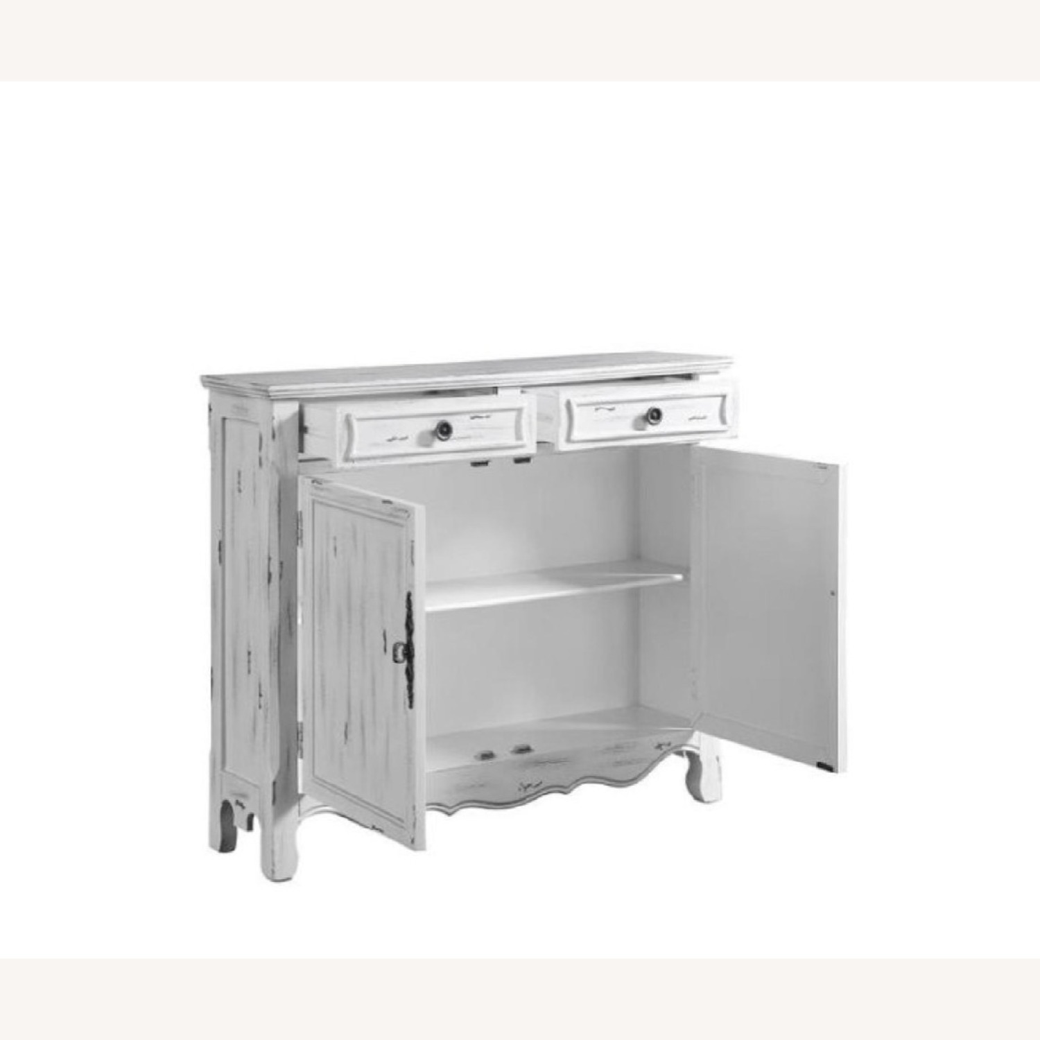 White Accent Cabinet - image-2